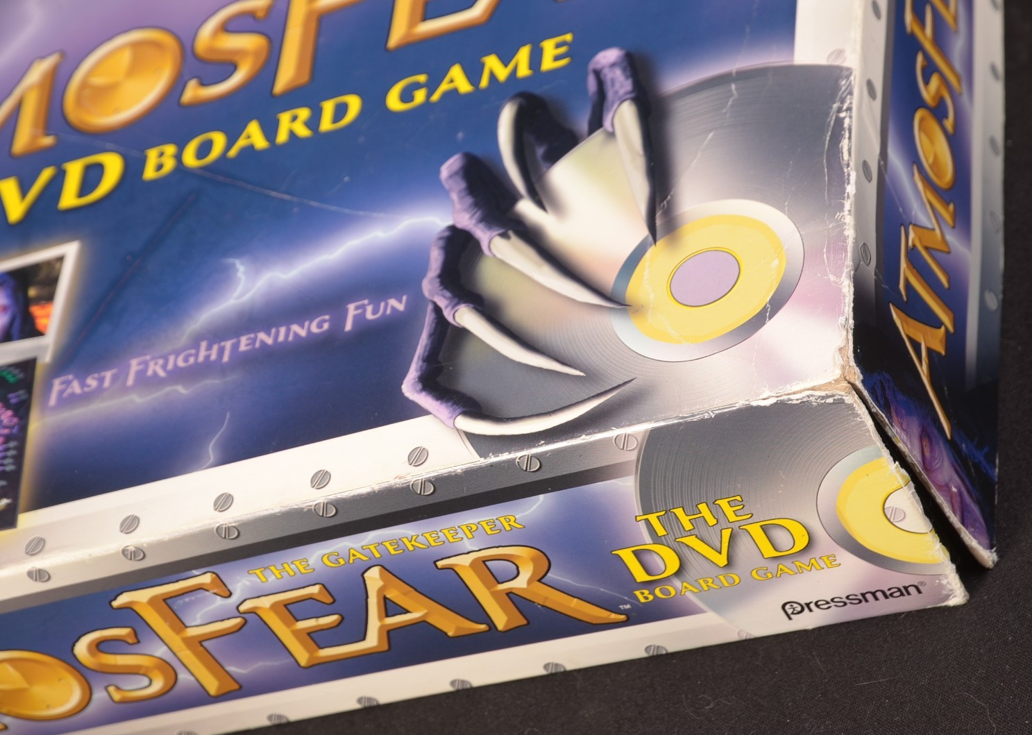 Pressman AtmosFear The Gatekeeper 2004 DVD Board Game 100% Complete