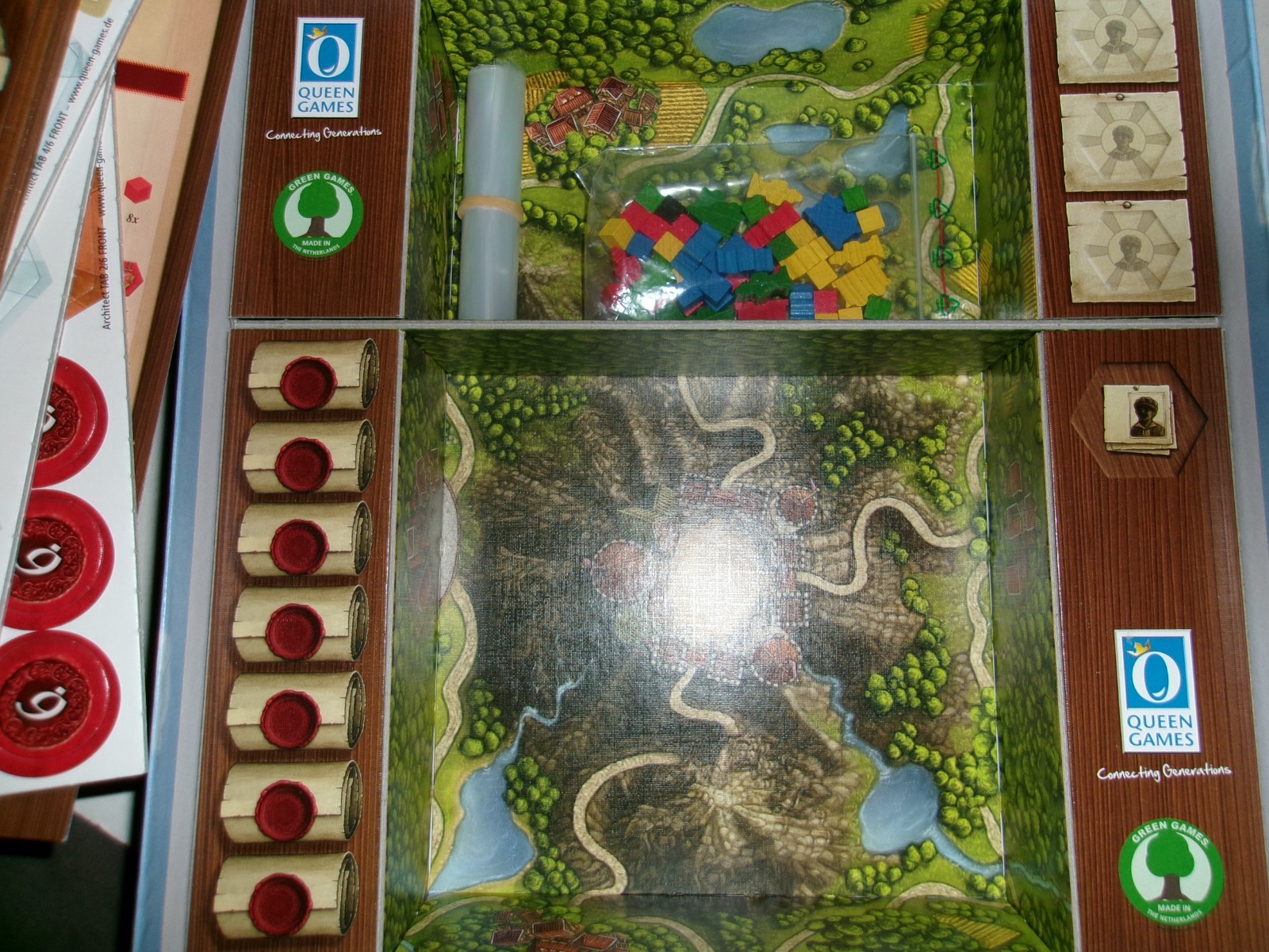 Queen’s Architect Board Game Volker Schachtele ages 10 up 60 min 2-4 players NEW