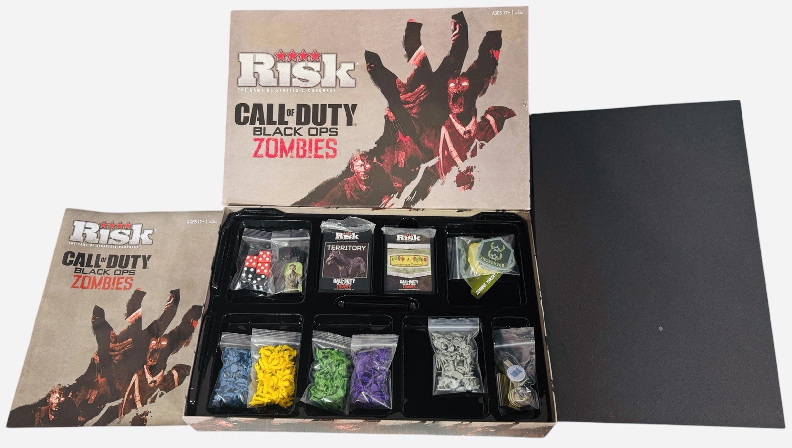 RISK Call of Duty Black Ops Zombies USAopoly Board Game Complete