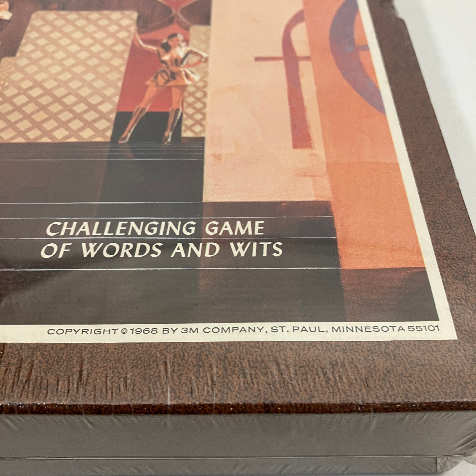 Foil Challenging Game of Words and Wits Vintage 1969 SEALED 3M Bookshelf Game
