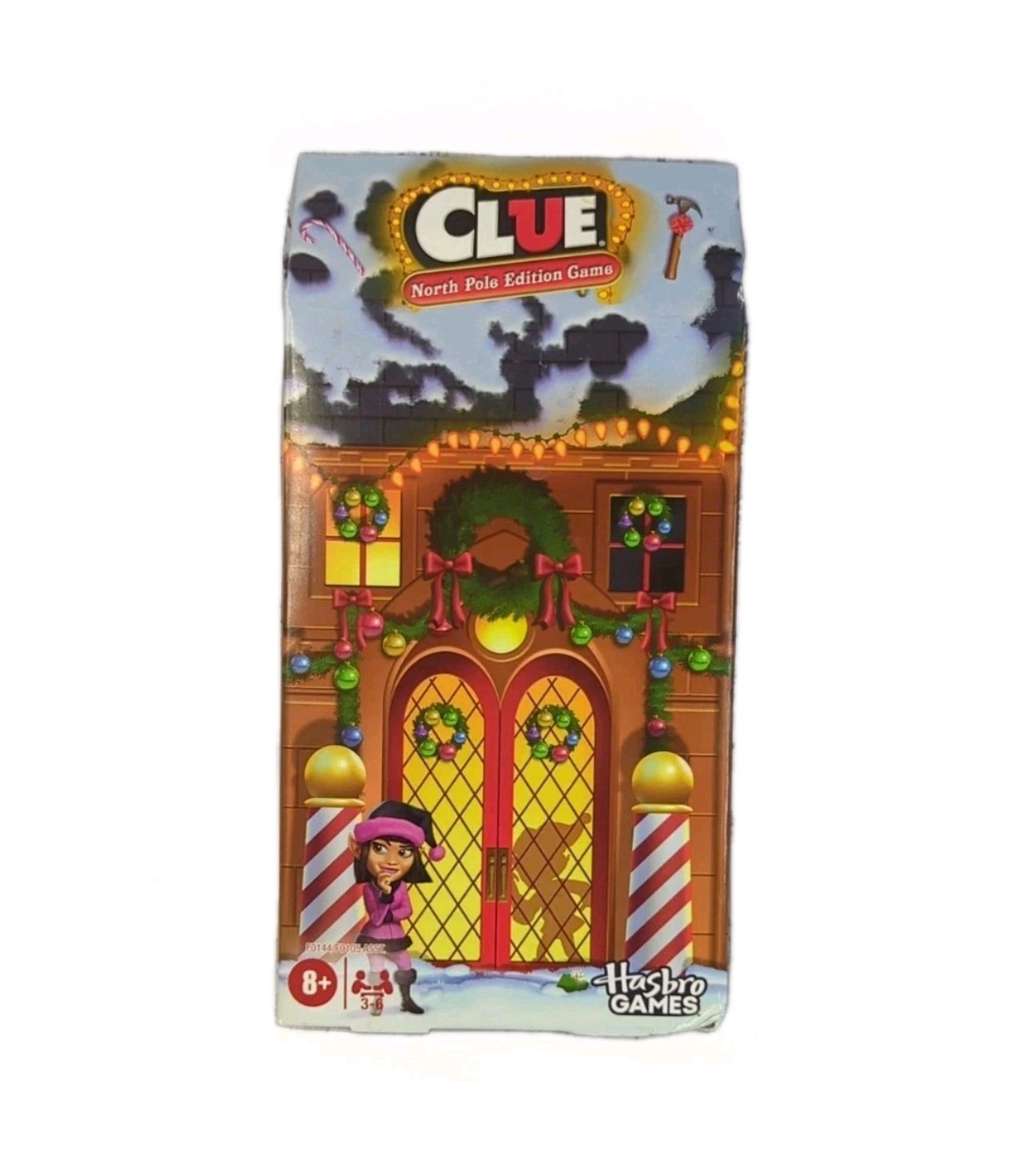 Clue North Pole Christmas Holiday Edition Santa Elves Game Hasbro *NEW