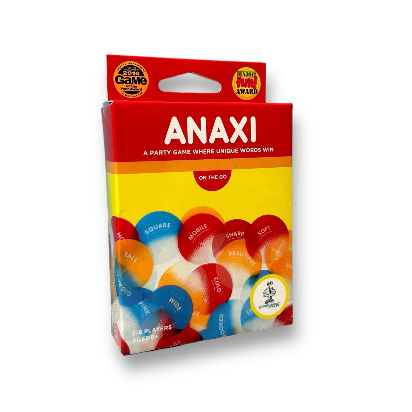 NEW! ANAXI Party Game On-the-Go, 2-6 Players Ages 8+
