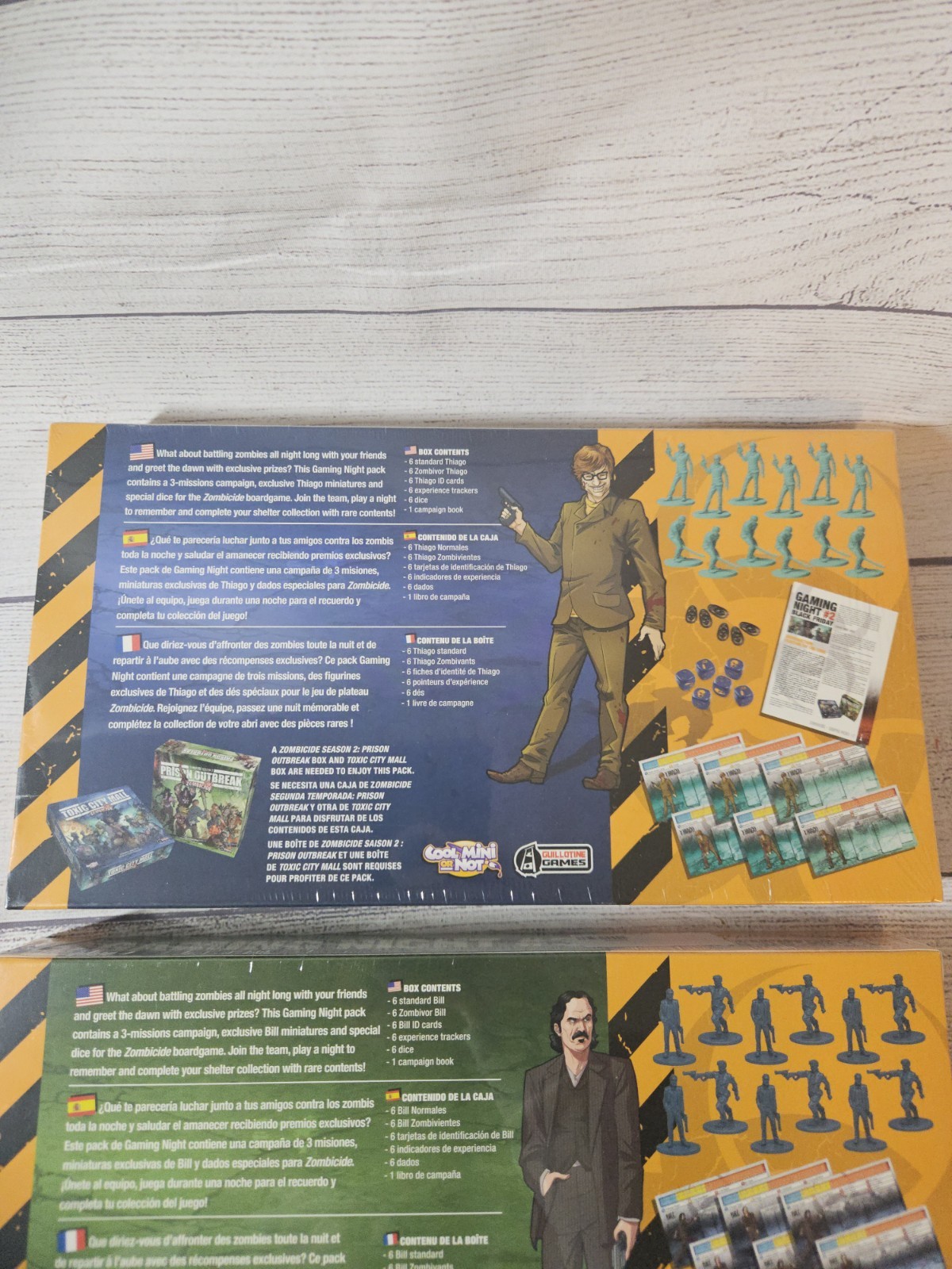 Zombicide Gaming Night #2 #3 #5 – NEW/SEALED-Cool Mini-Campaign Pack w/ Prizes