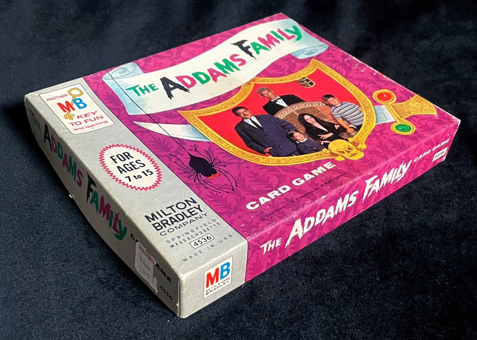 Complete 1965 Milton Bradley Addams Family Card Game 40 cards & Instructions