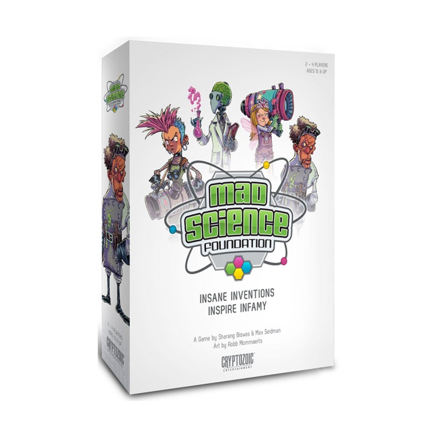 Cryptozoic Boardgame Mad Science Foundation Box SW (New)