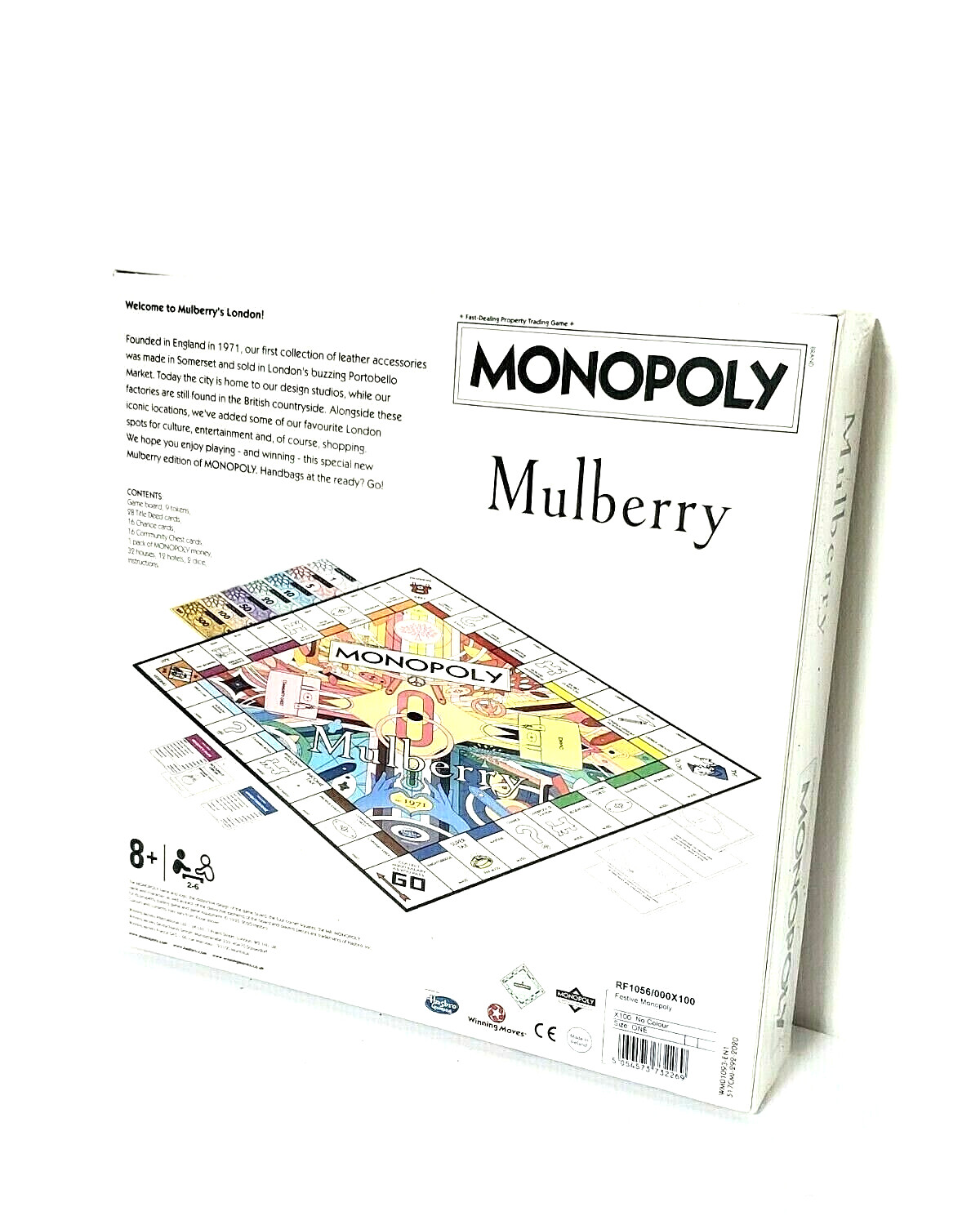Monopoly Board Game Mulberry Luxury Bag UK Limited Edition Sealed England RARE