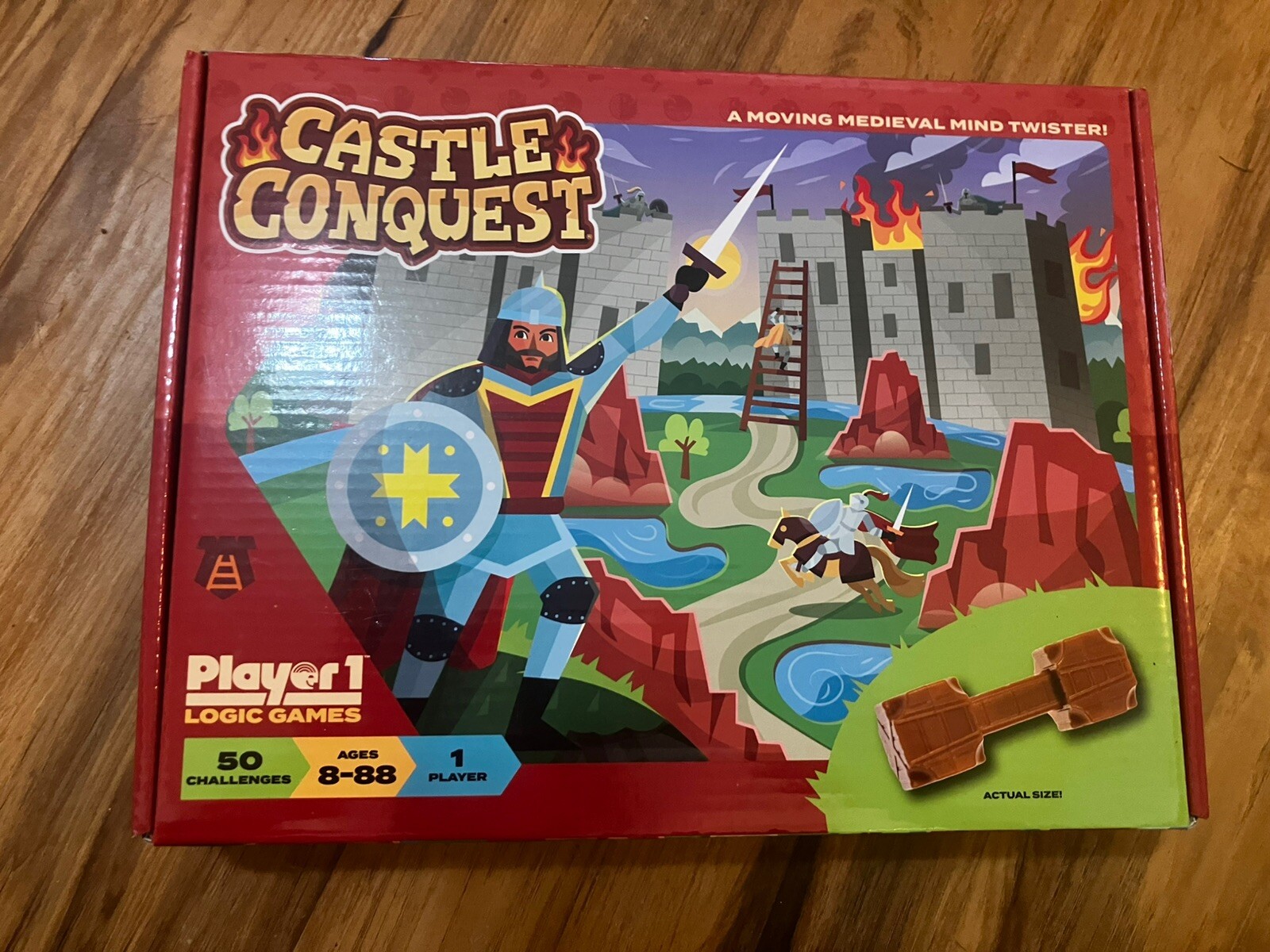 Player1 Logic Games Castle Conquest – Single Player Logic Game, 50 Challenges