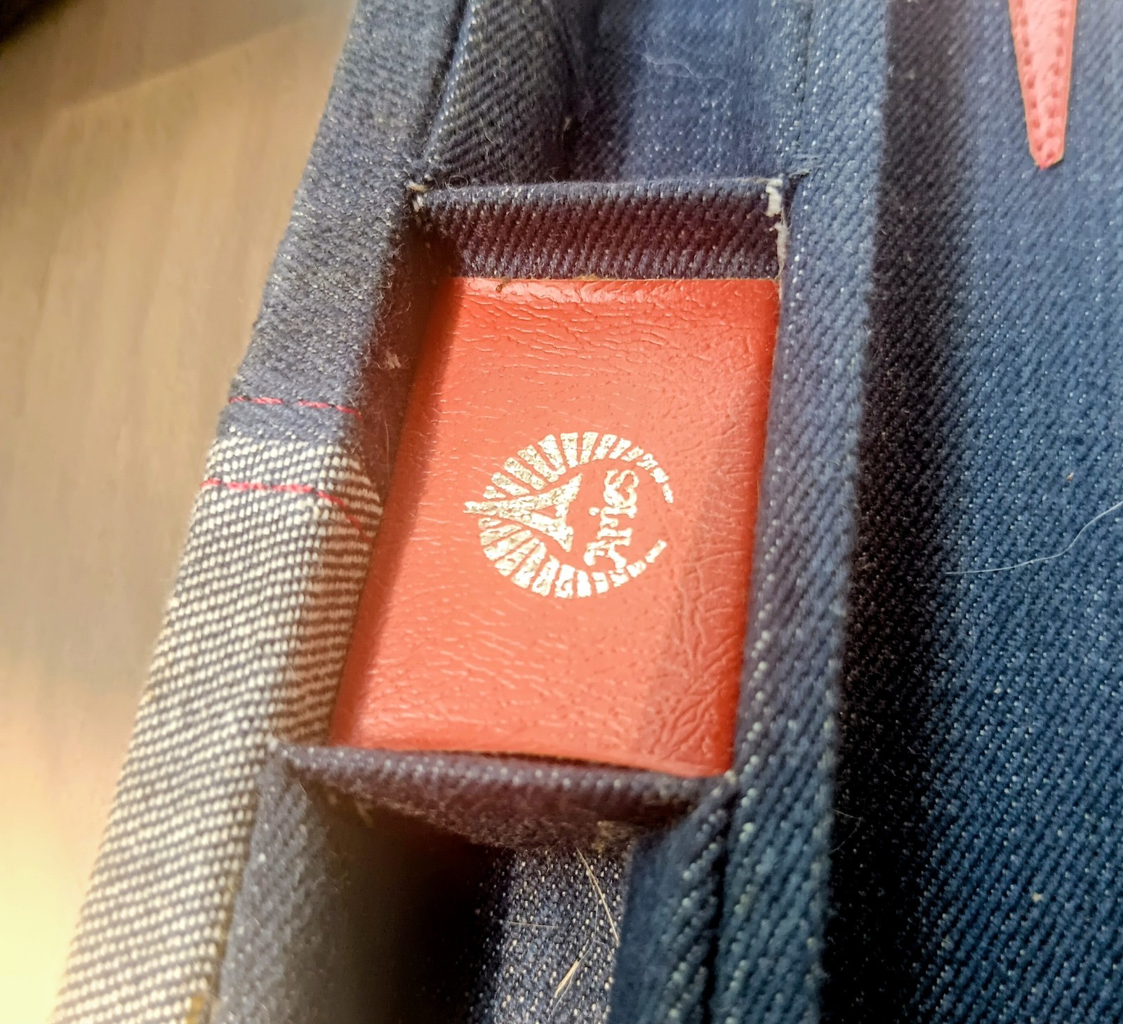 Vintage Aries Beverly Hills Boho Denim 16in Travel Backgammon Set Super Cute!