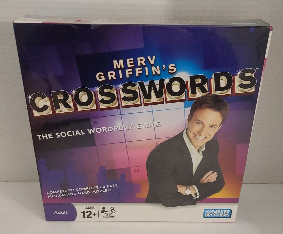 Merv Griffin’s “Crosswords” Game by Parker Bros. – 2008 Edition SEALED NEW