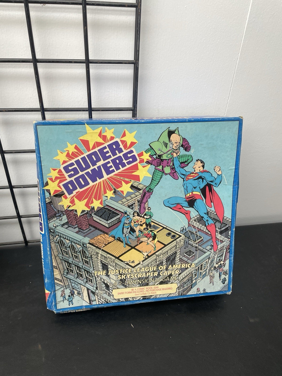 Parker Brothers 1984 Super Powers Justice League 3D Game DC Comics Complete