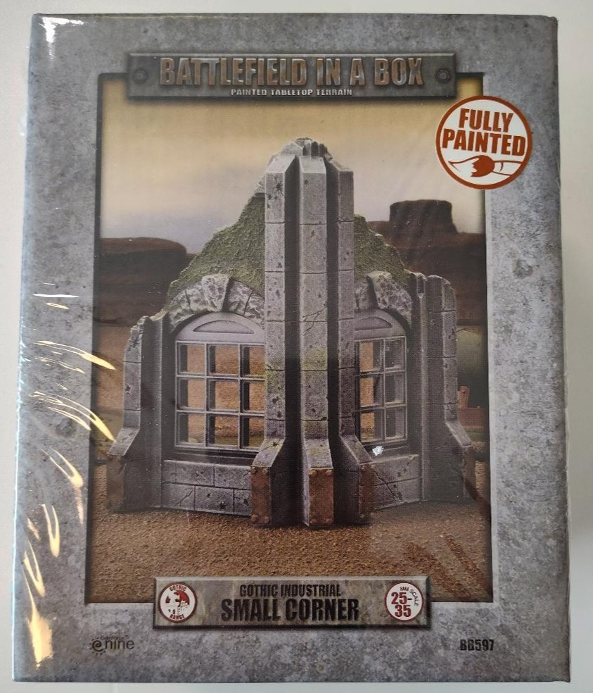 Battlefield in a Box Gothic Industrial Small Corner by Gale Force Nine (2020)