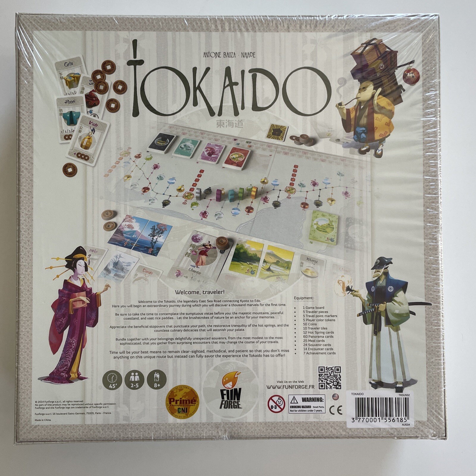 Tokaido Board Game – Fun Forge NEW Sealed 2014 Out Of Print Antoine Bauza Naiade
