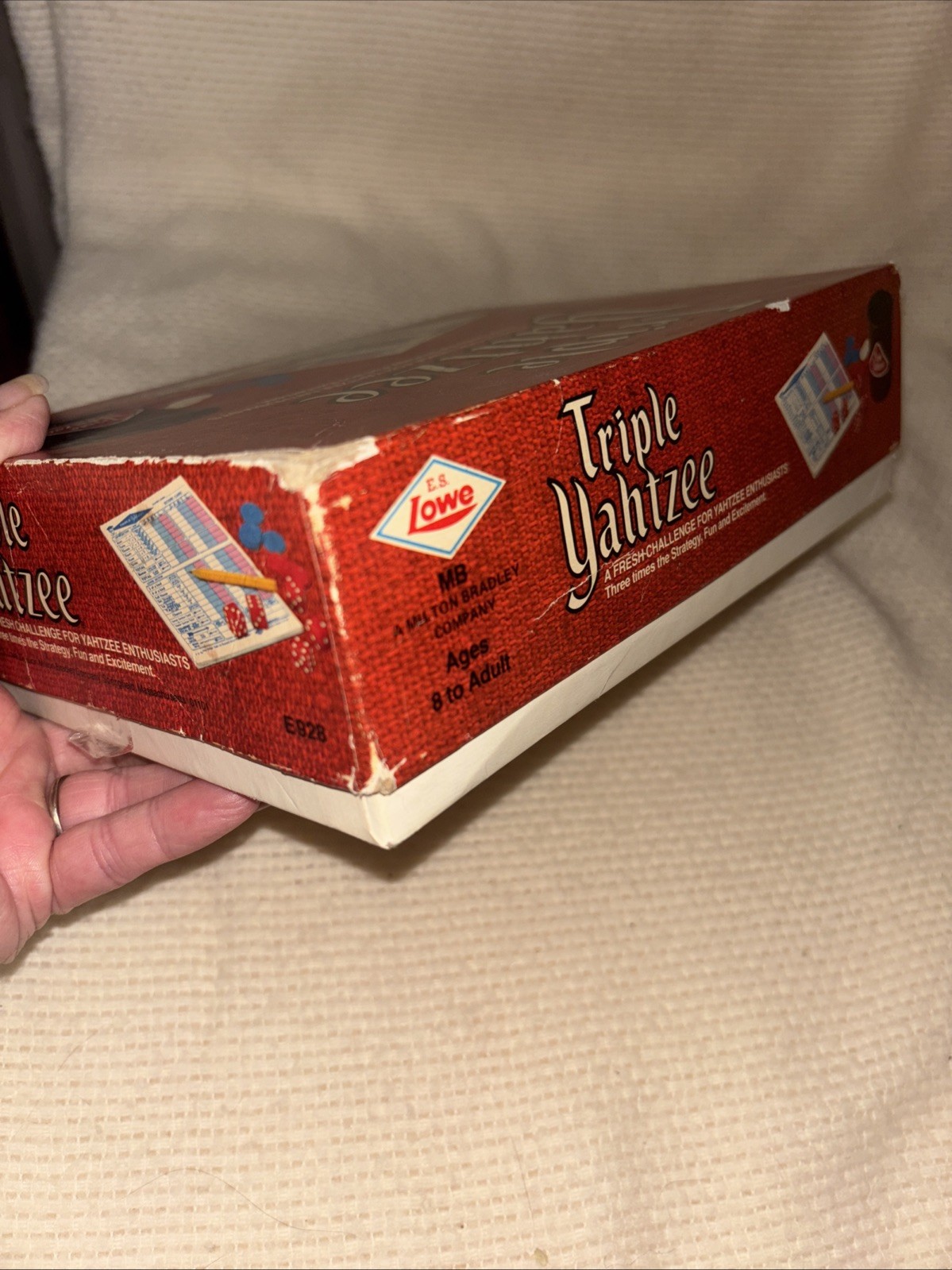Vintage 1973 Triple Yahtzee Dice Game, No Instruction Book, Multiple Score Pads