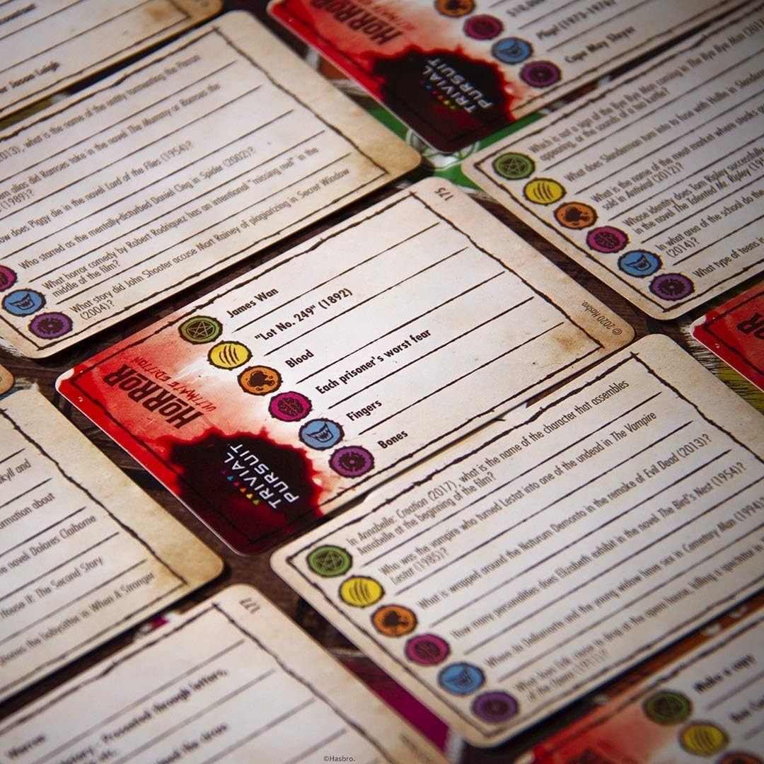 Horror Trivia Challenge: Trivial Pursuit Ultimate Edition with 1800 Questions