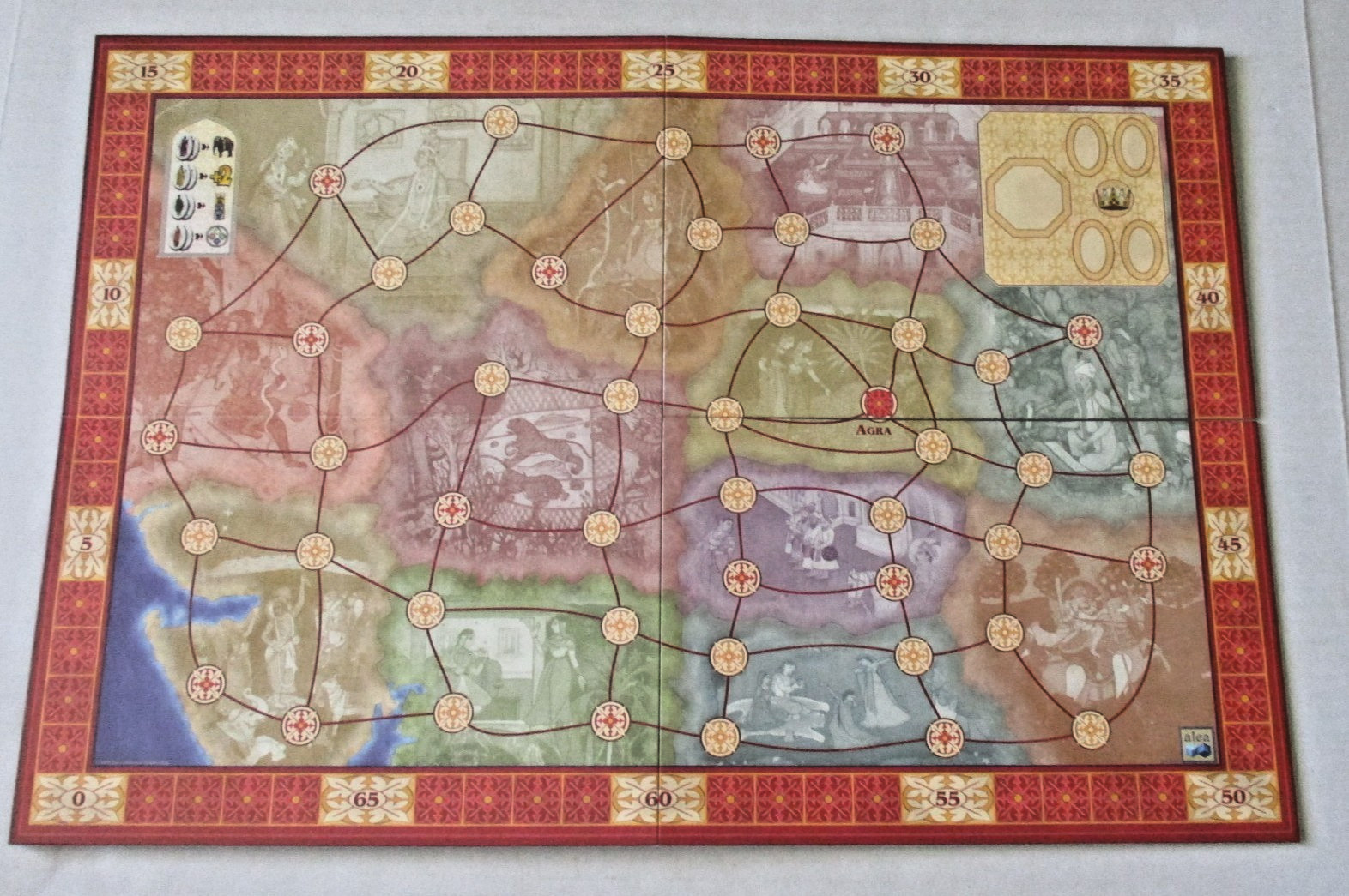Taj Mahal The Game Of Power & Majesty In India Board Game Rio Grande Games 2000