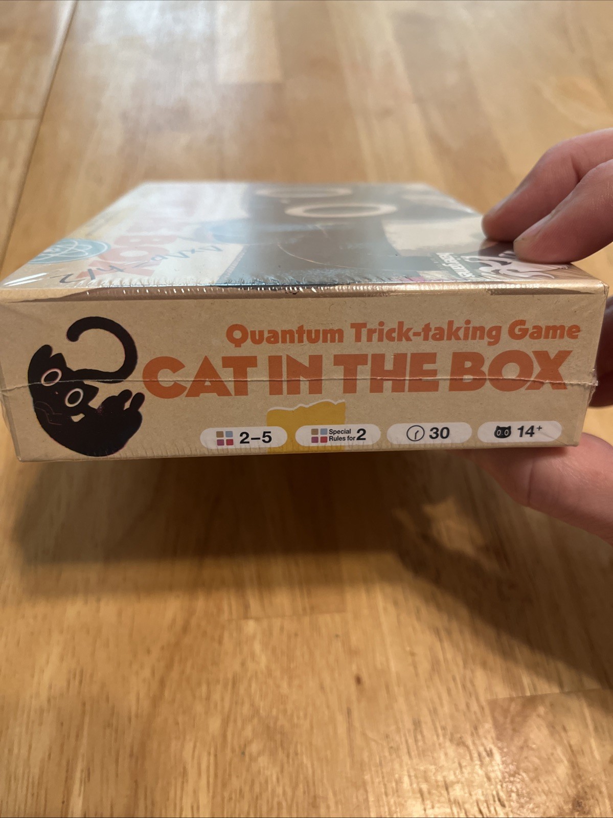 CAT IN THE BOX: Deluxe Edition Quantum Trick-Taking Board Game Bezier Games NEW