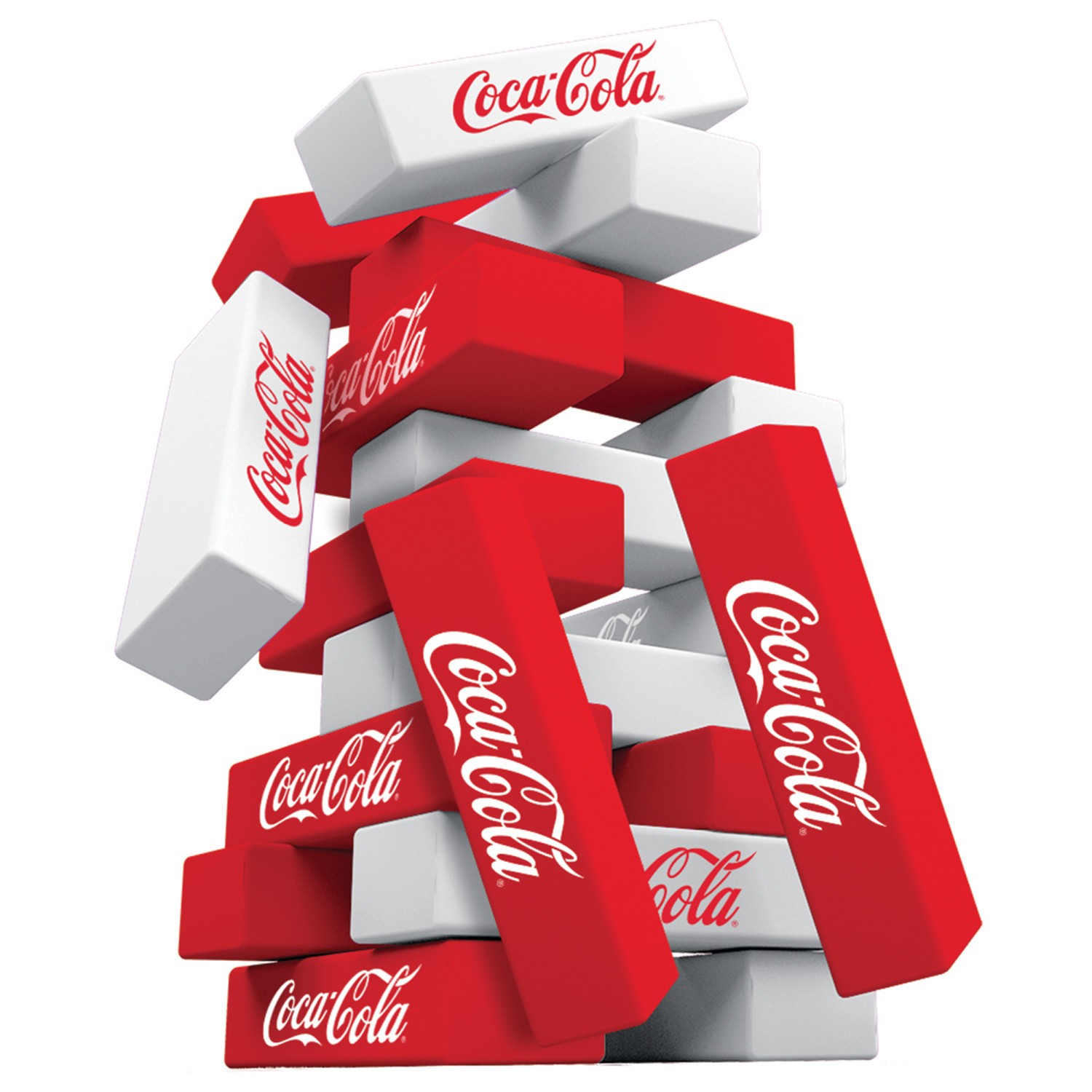 MasterPieces – Coca-Cola – Officially Licensed Mini Tumble Tower Game