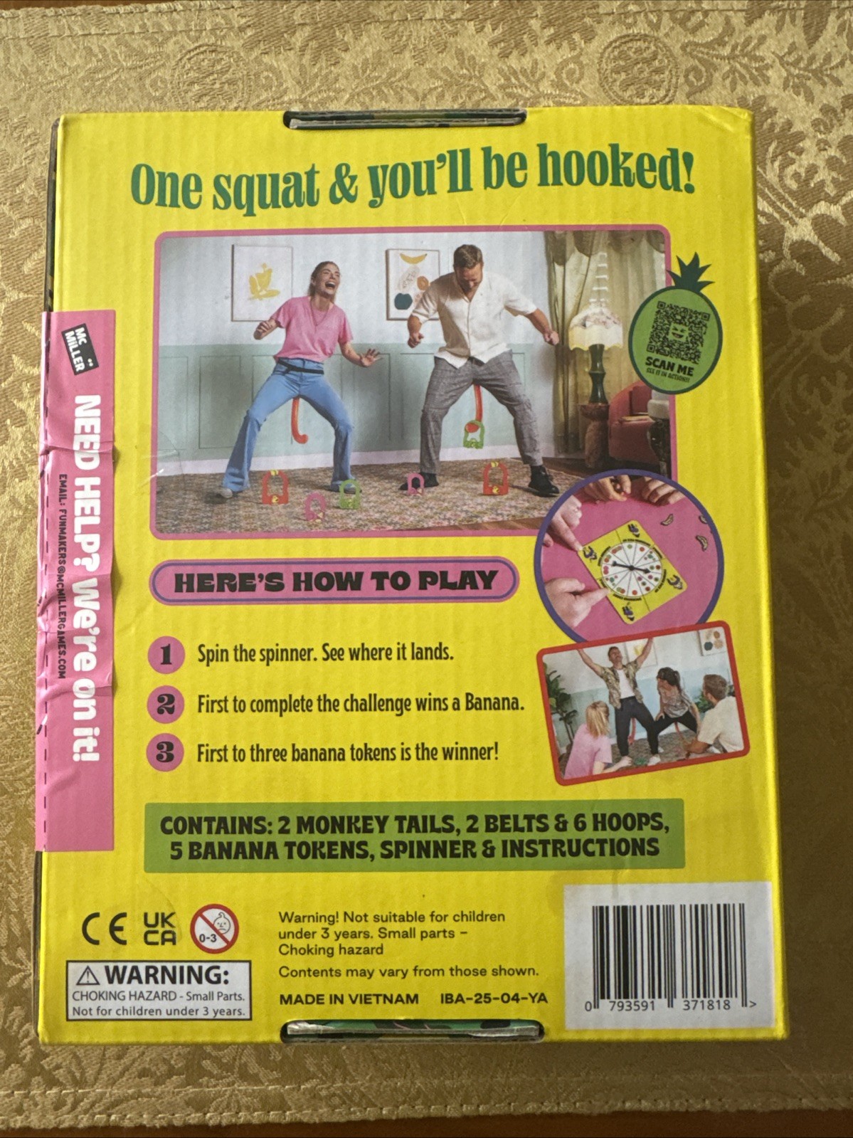 It’s Bananas! The Monkey Tail Game – Funny, Fun Party & Family Game for Kids,…