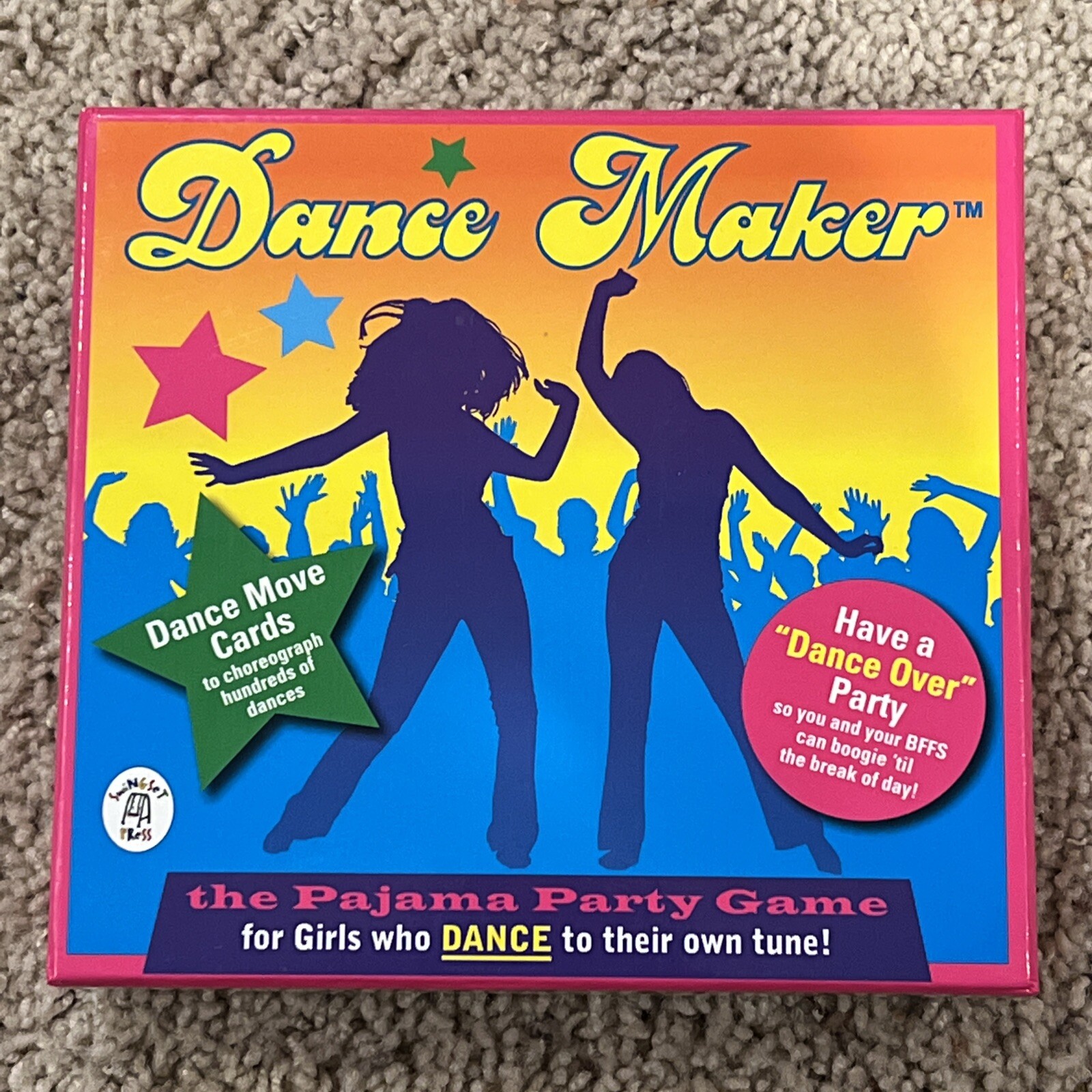 NEW IN ORIGINAL PACKAGE THE PAJAMA PARTY GAME (DANCE MAKER)