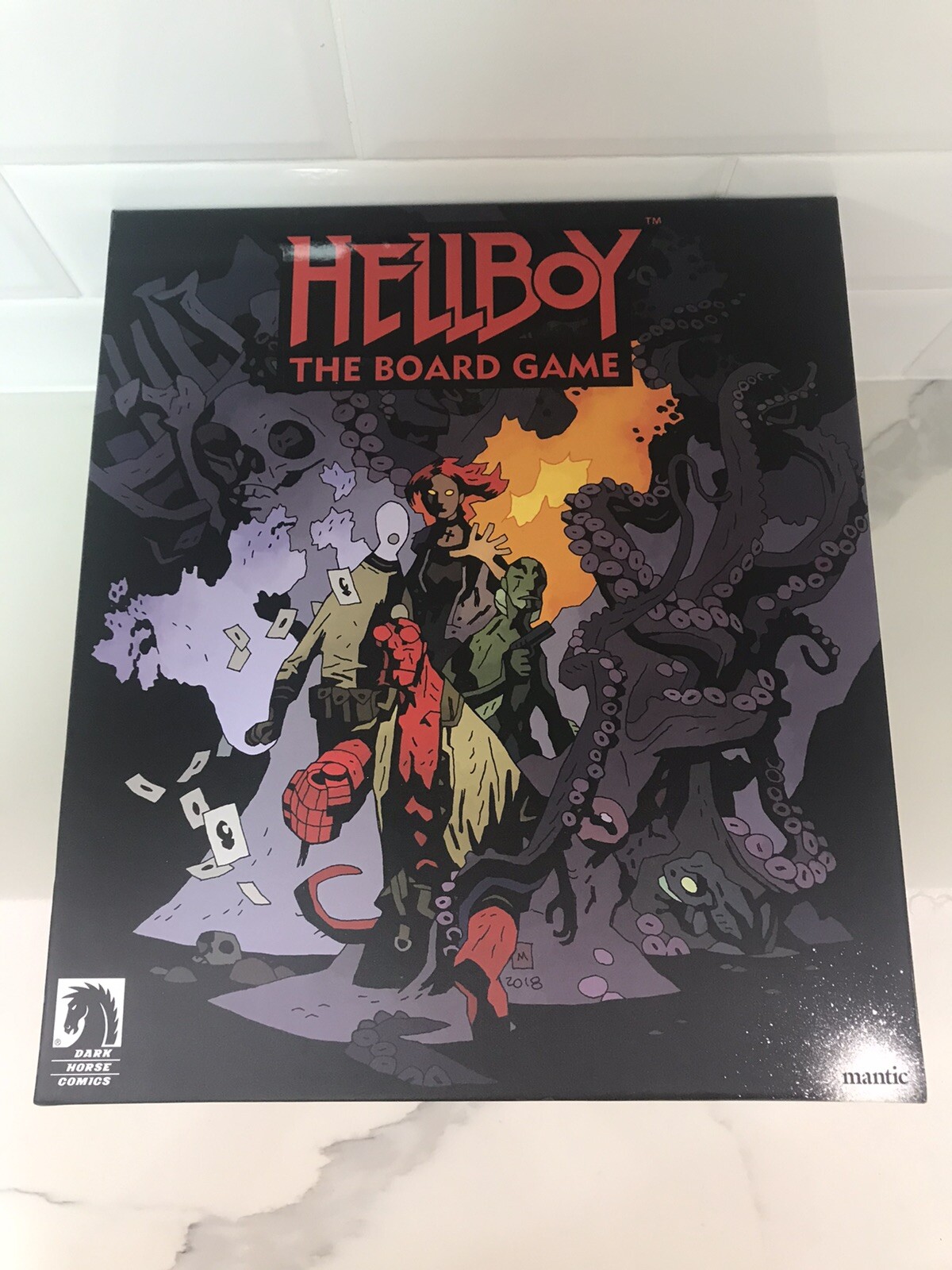 Hellboy The Board Game Kickstarter Backer Exclusive Set Bundle Dark Horse Mantic