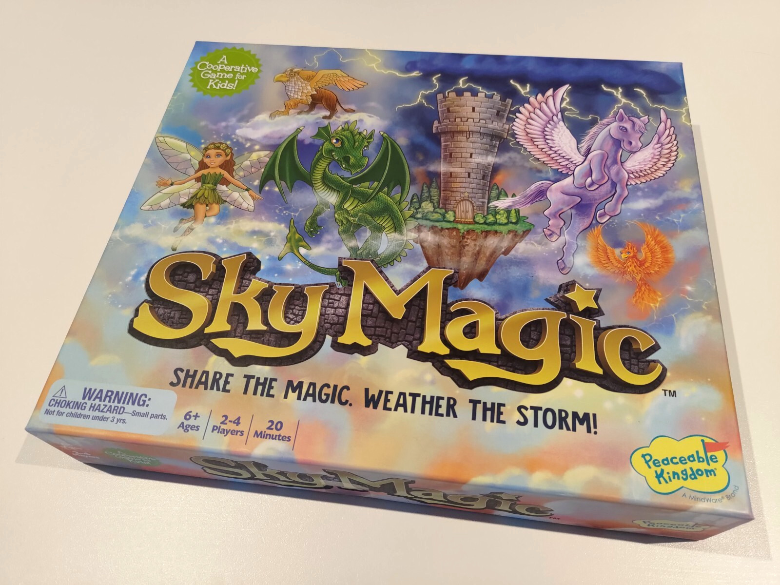 Sky Magic By Peaceable Kingdom Board Game Ages 6 And Up 2-4 players – COMPLETE
