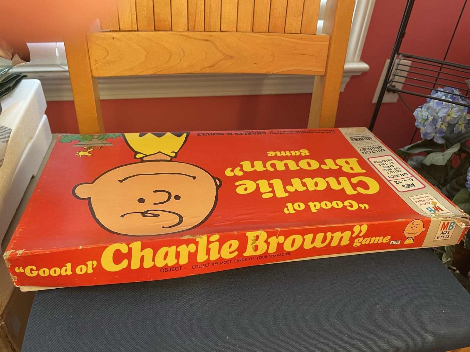 1971 GOOD OL’ CHARLIE BROWN Board Game Milton Bradley Peanuts Family Fun Vintage