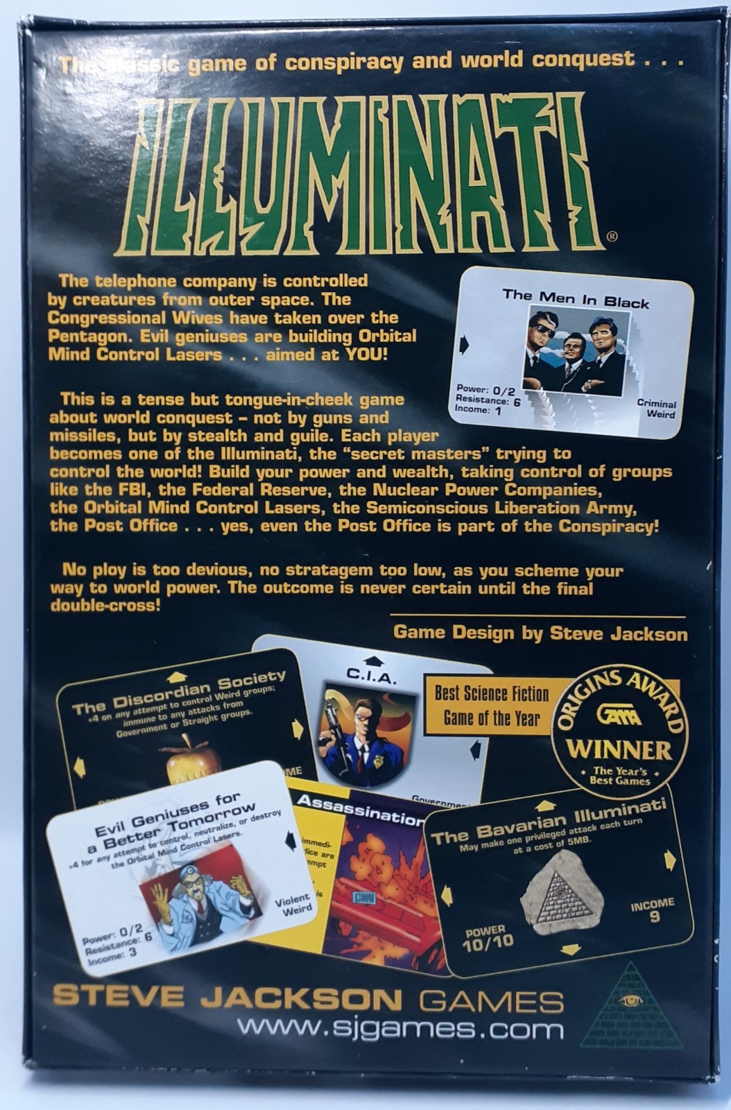 Illuminati Game Of Conspiracy Deluxe Edition Steve Jackson