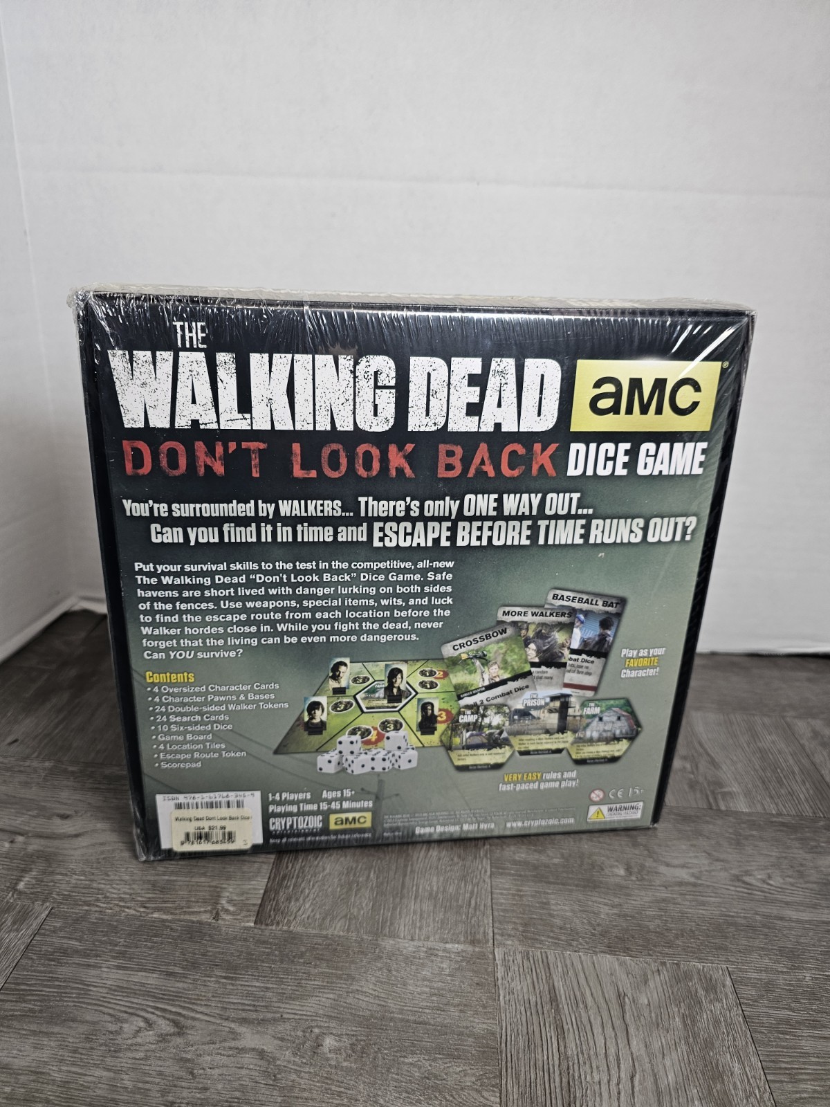 AMC The Walking Dead Don’t Look Back Dice Game Zombie Horror Board Game-Open Box
