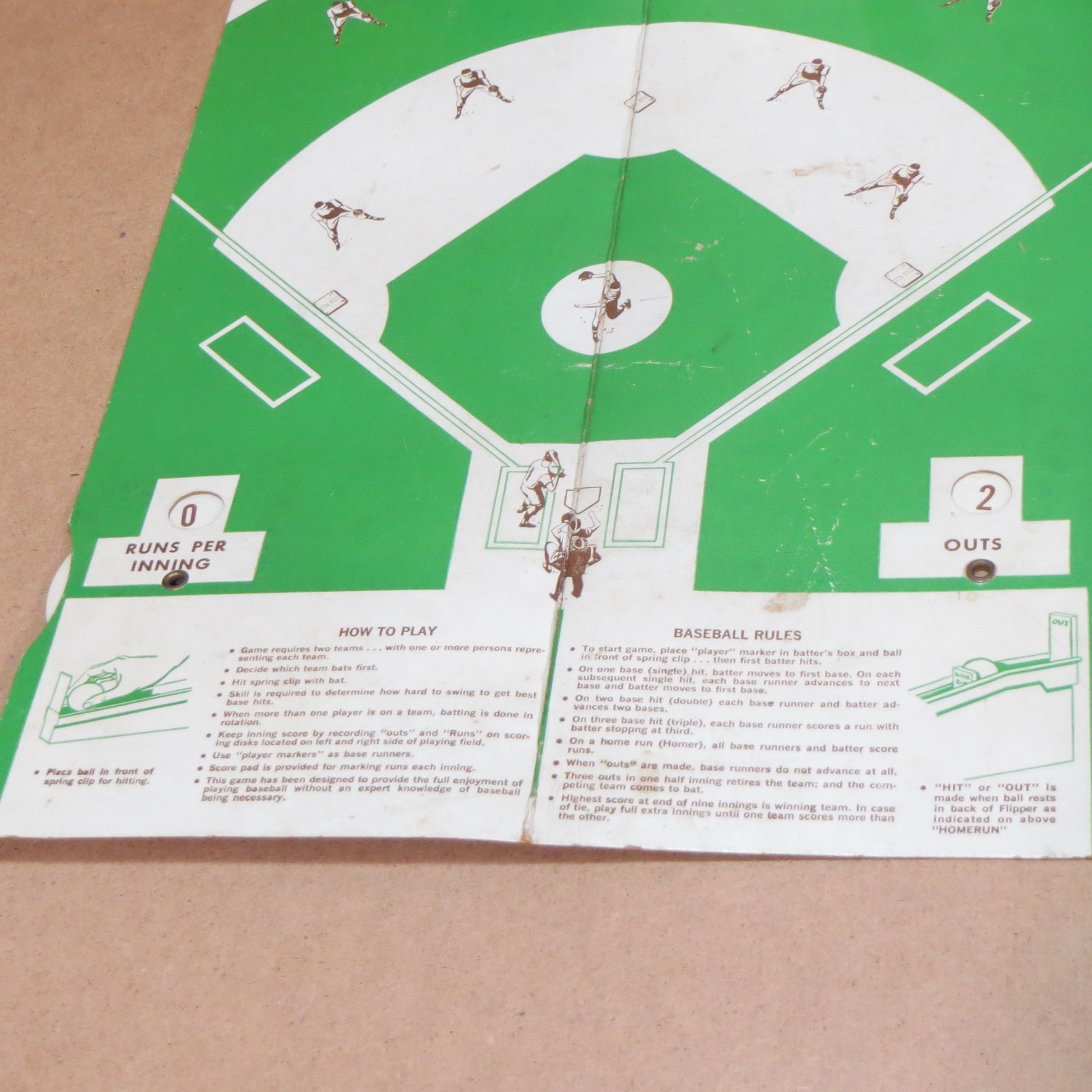 Vintage 1960’s Dennis The Menace Baseball Game Multiple Products Corp Tin Litho