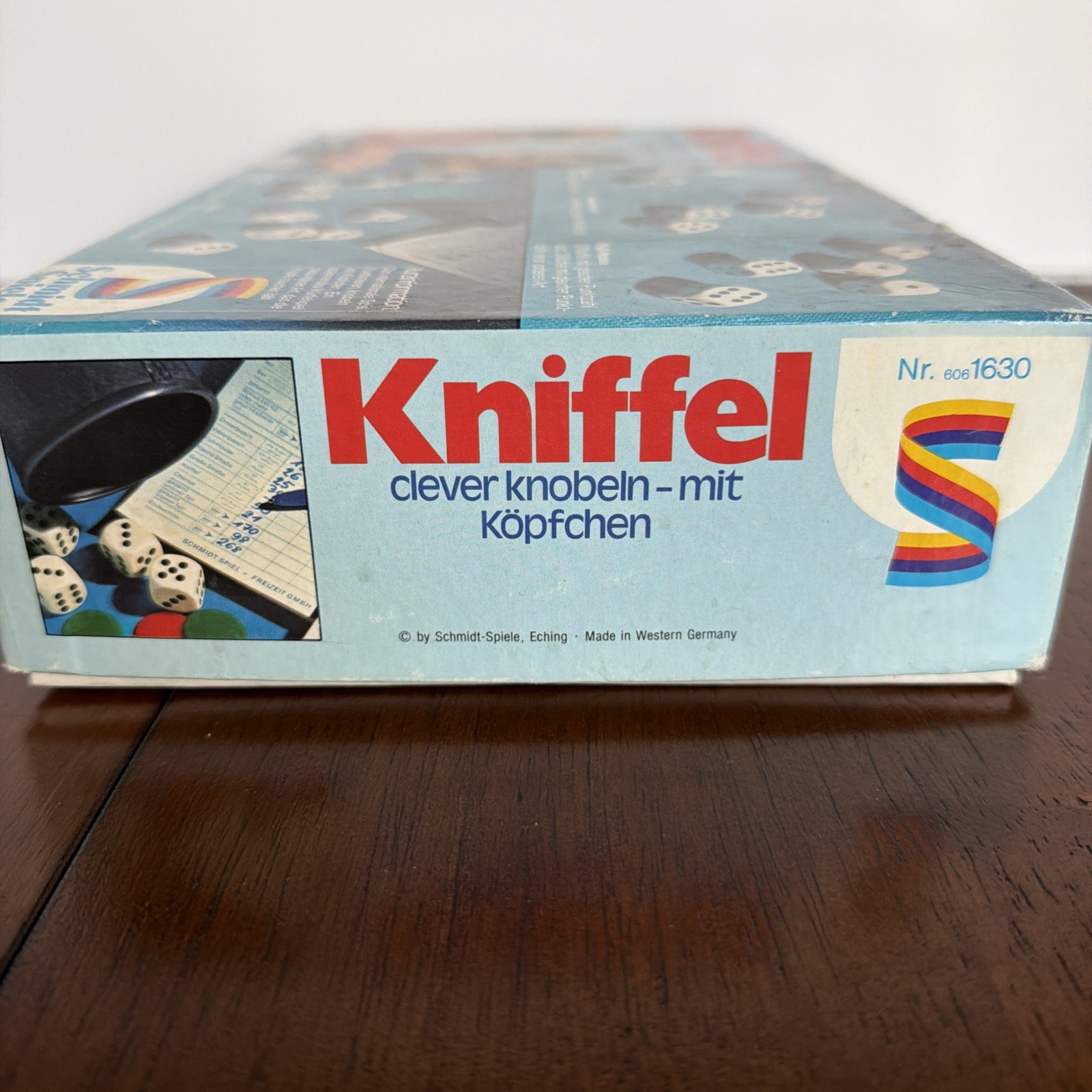 Vtg Kniffel Clever Knobeln-mit Kopfchen German Dice Game Schmidt Spiel #1630