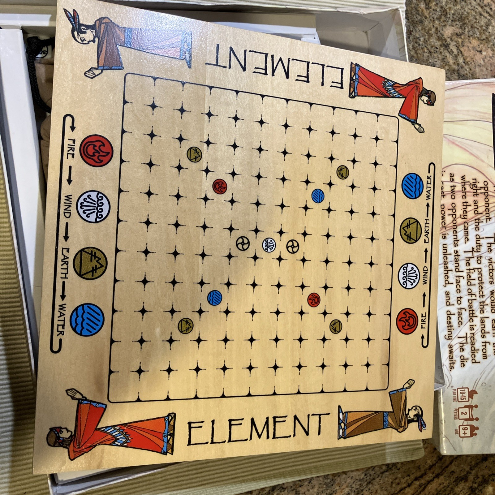 Element: Fire, Wind, Earth, Water (Board Game, 2008) Mind Twister
