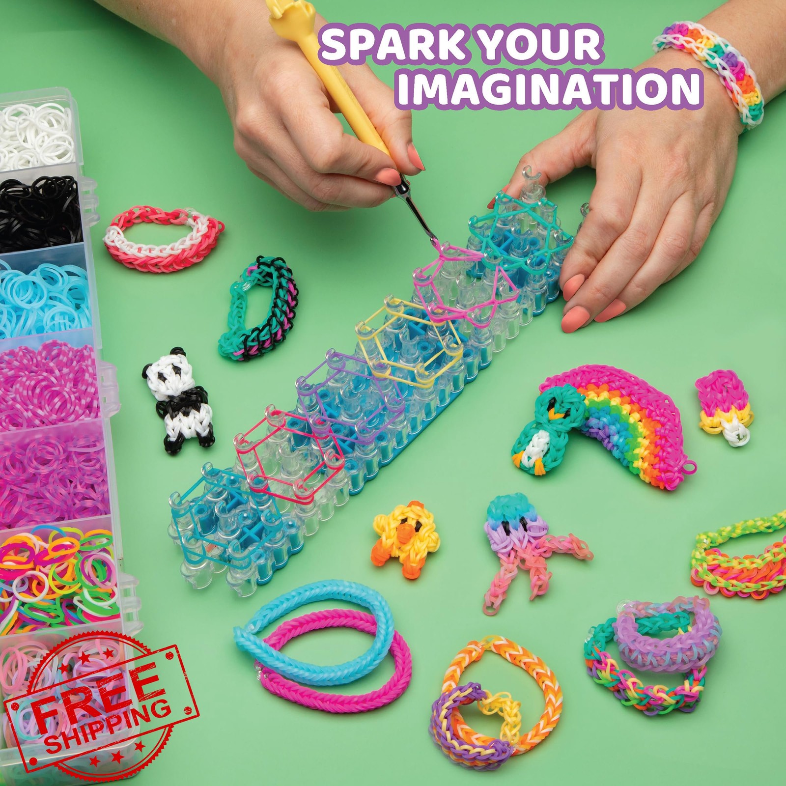 Rainbow Loom MEGA Combo Set 7000+ bands
