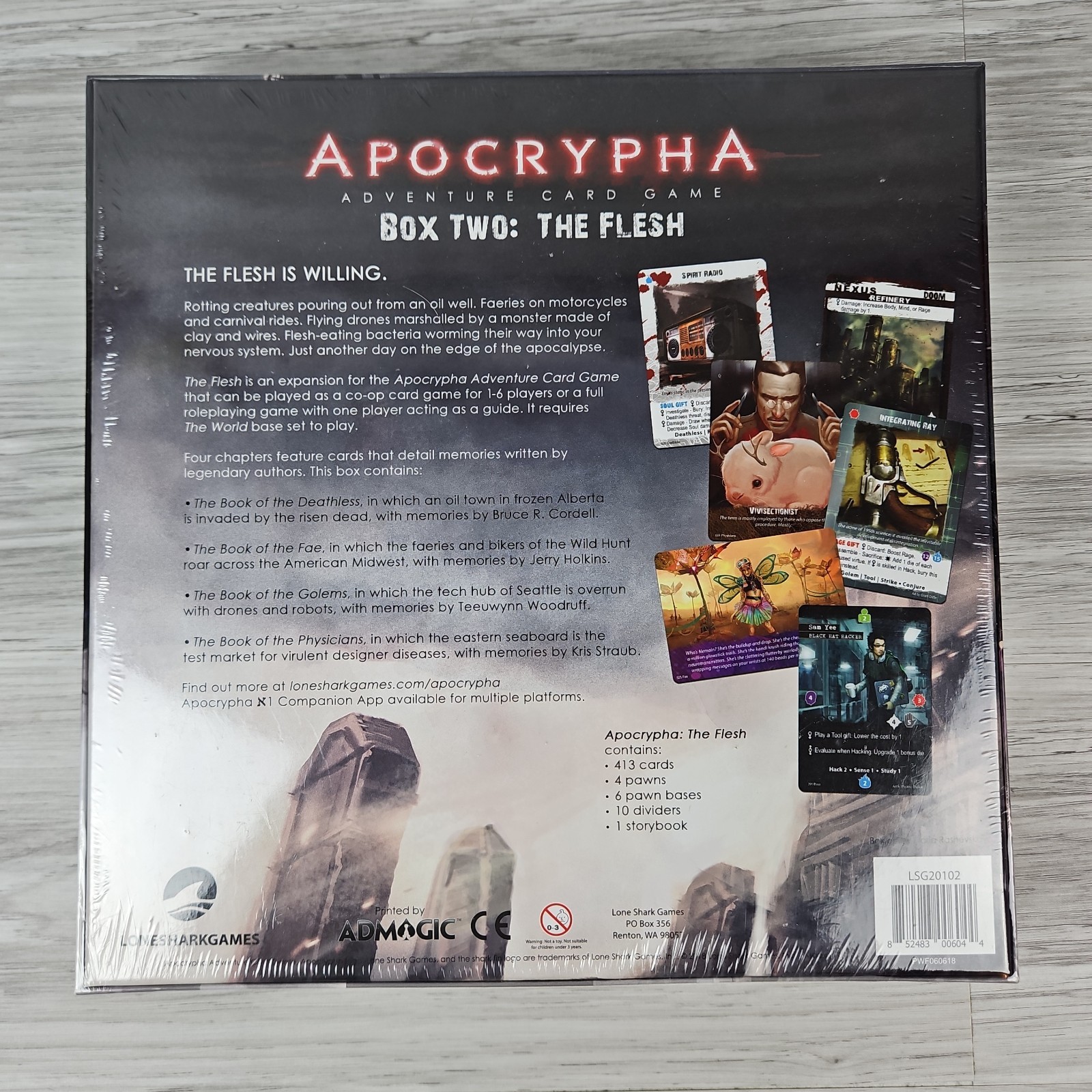Apocrypha Adventure Card Game – Kickstarter edition with all 3 boxes plus promo