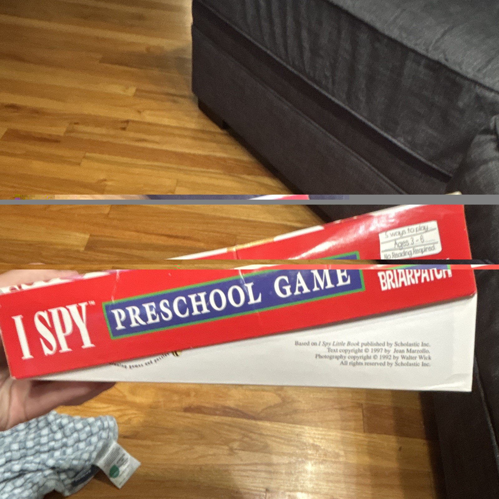 Briarpatch I Spy Preschool Game Ages 3-6 Parent’s Choice Gold Award Winner