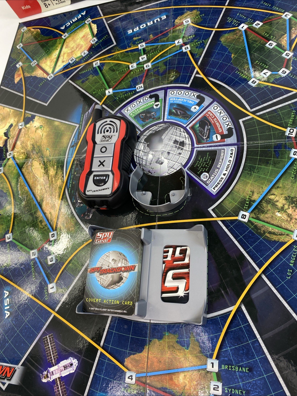 Spy Trackdown Game (For Parts, NOT Complete) Missing Some Cards (Read)