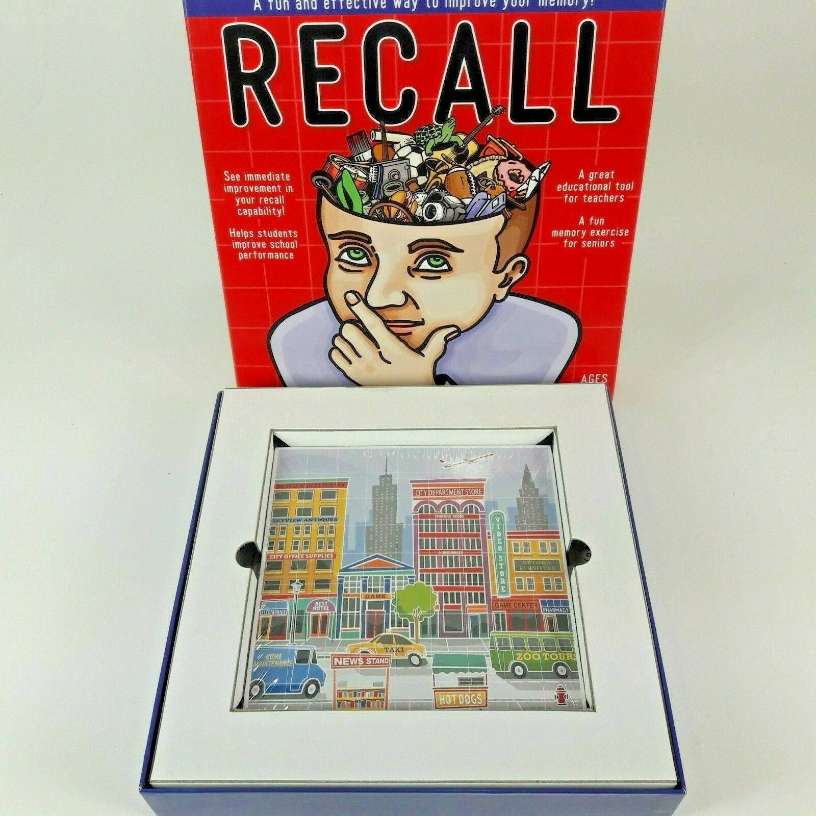 Recall Board Game Memory Improvement Tile Educational Classroom Seniors Unplayed