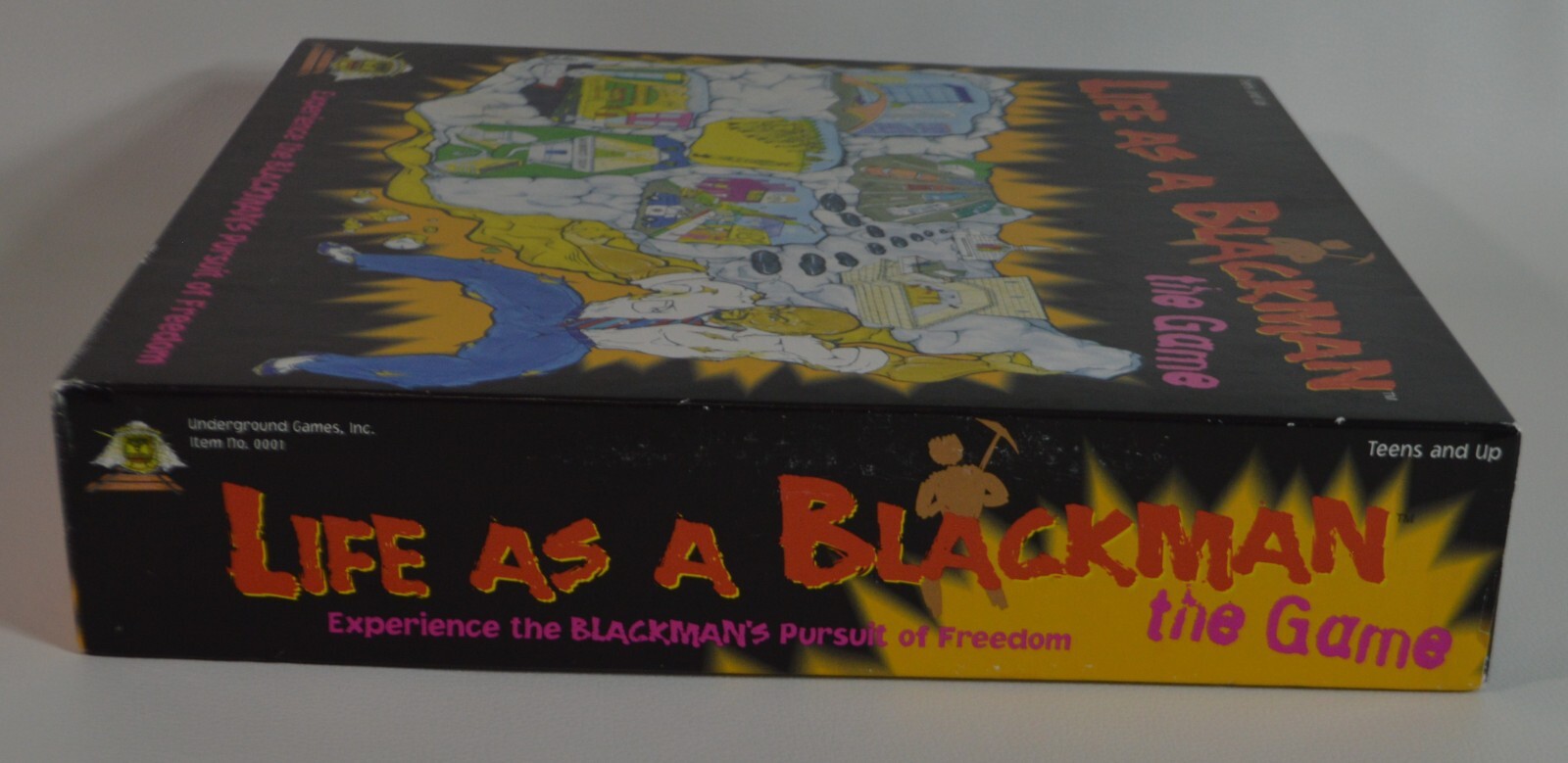 Vintage 1999 Board Game Life As A Blackman Autographed Chuck Sawyer RARE HTF