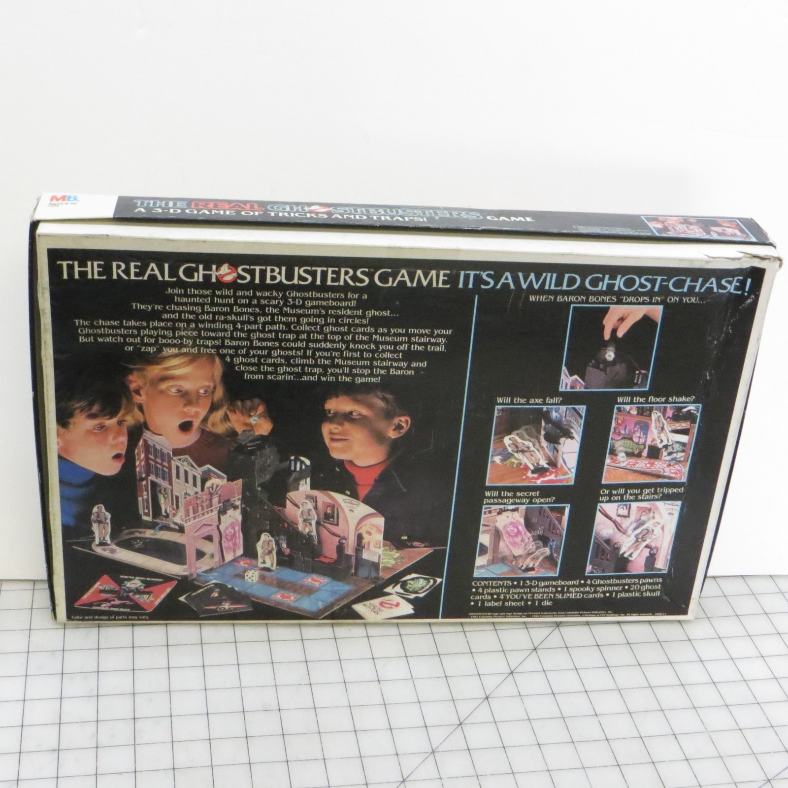 Vintage 1986 Milton Bradley The Real Ghostbusters Board Game