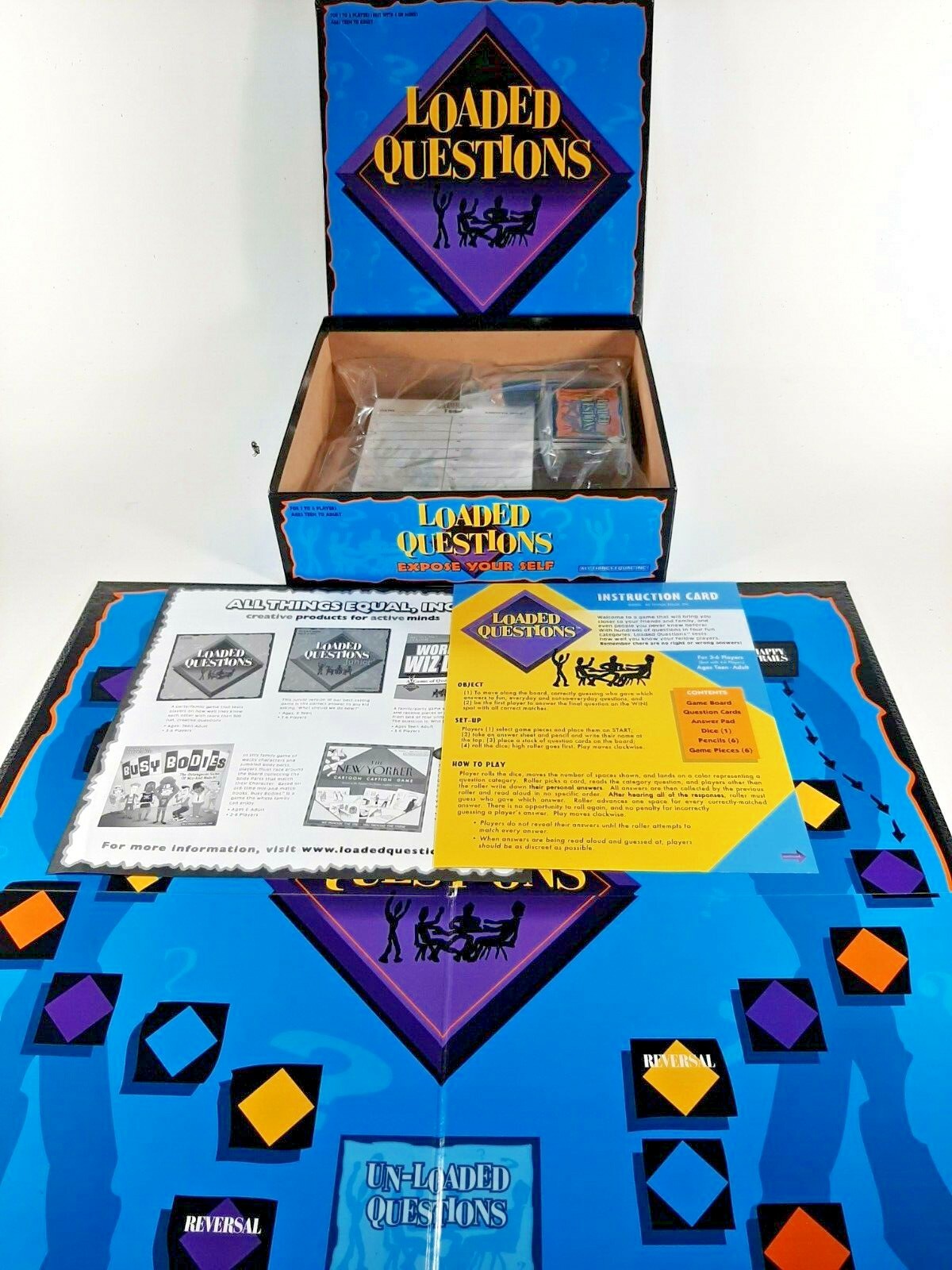 Loaded Questions Board Game 3-6 Players Teen to Adult Made in the U.S.A.