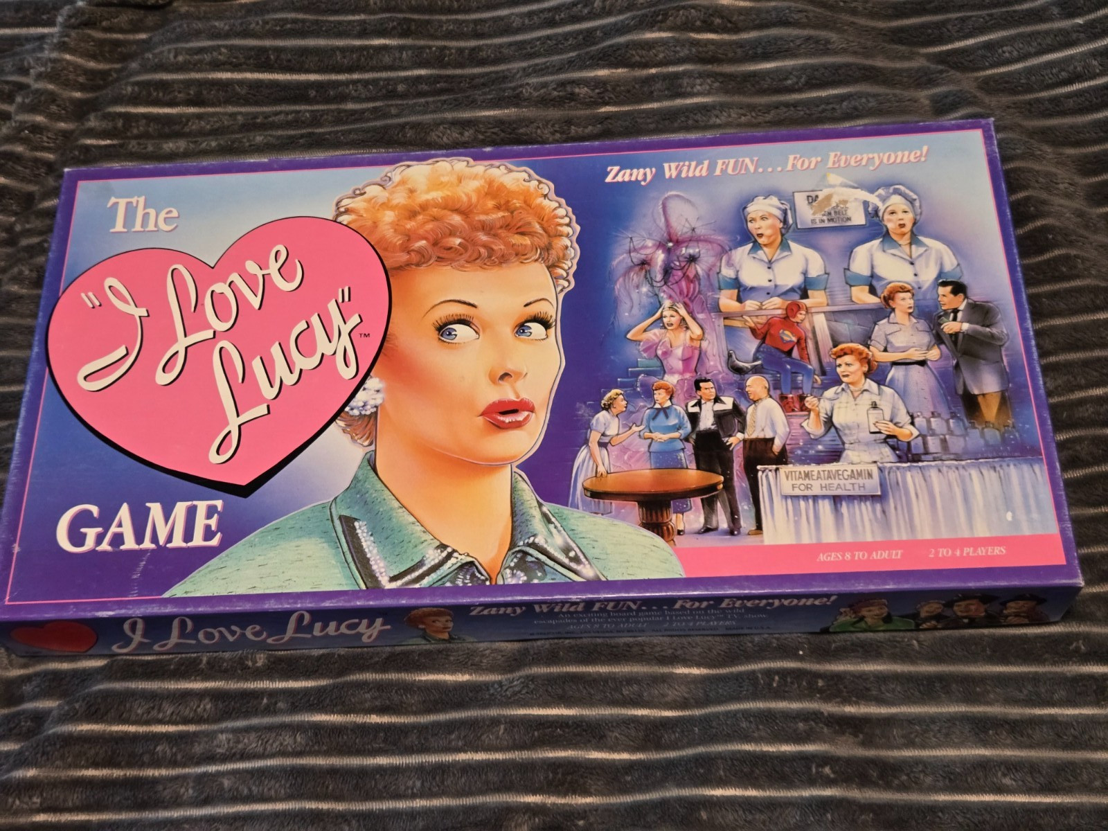 Vintage The “I Love Lucy” Board Game, 1990, Talicor, Inc. 100% COMPLETE