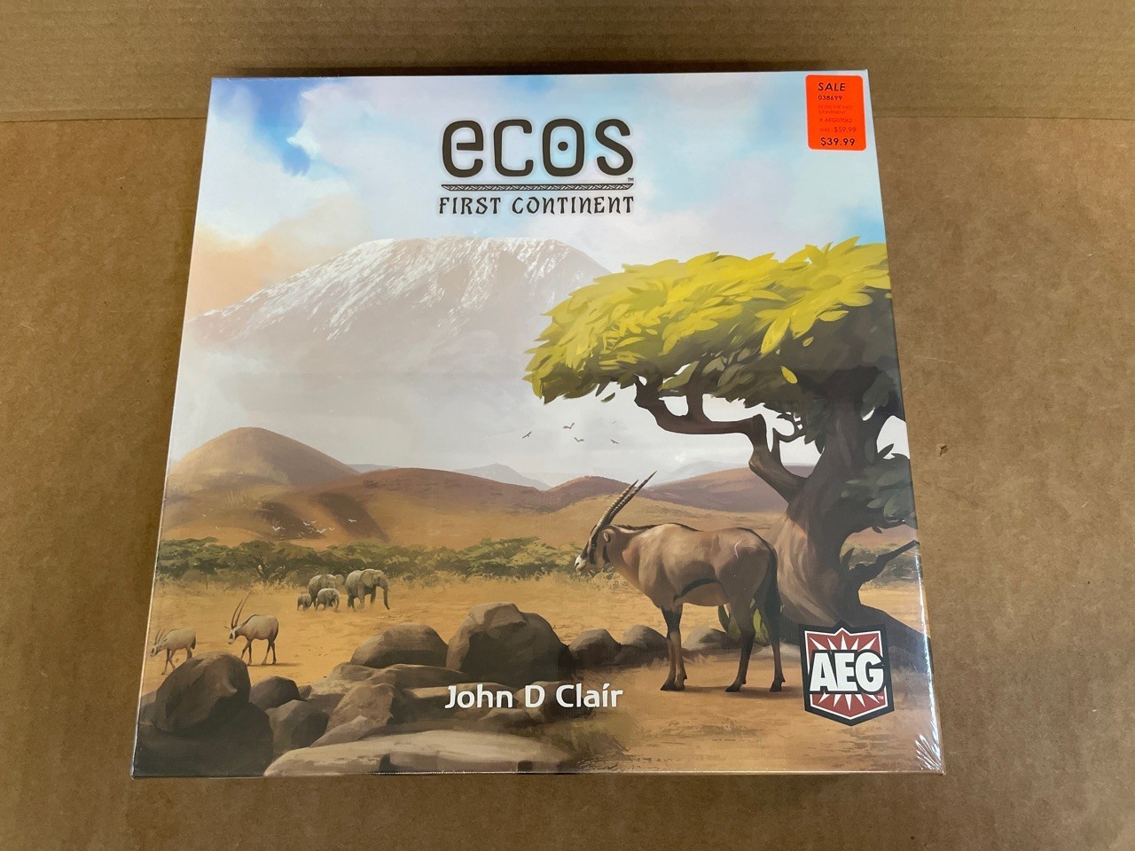 ECOS: First Continent Board Game (Alderac Entertainment 2019) NEW/SEALED