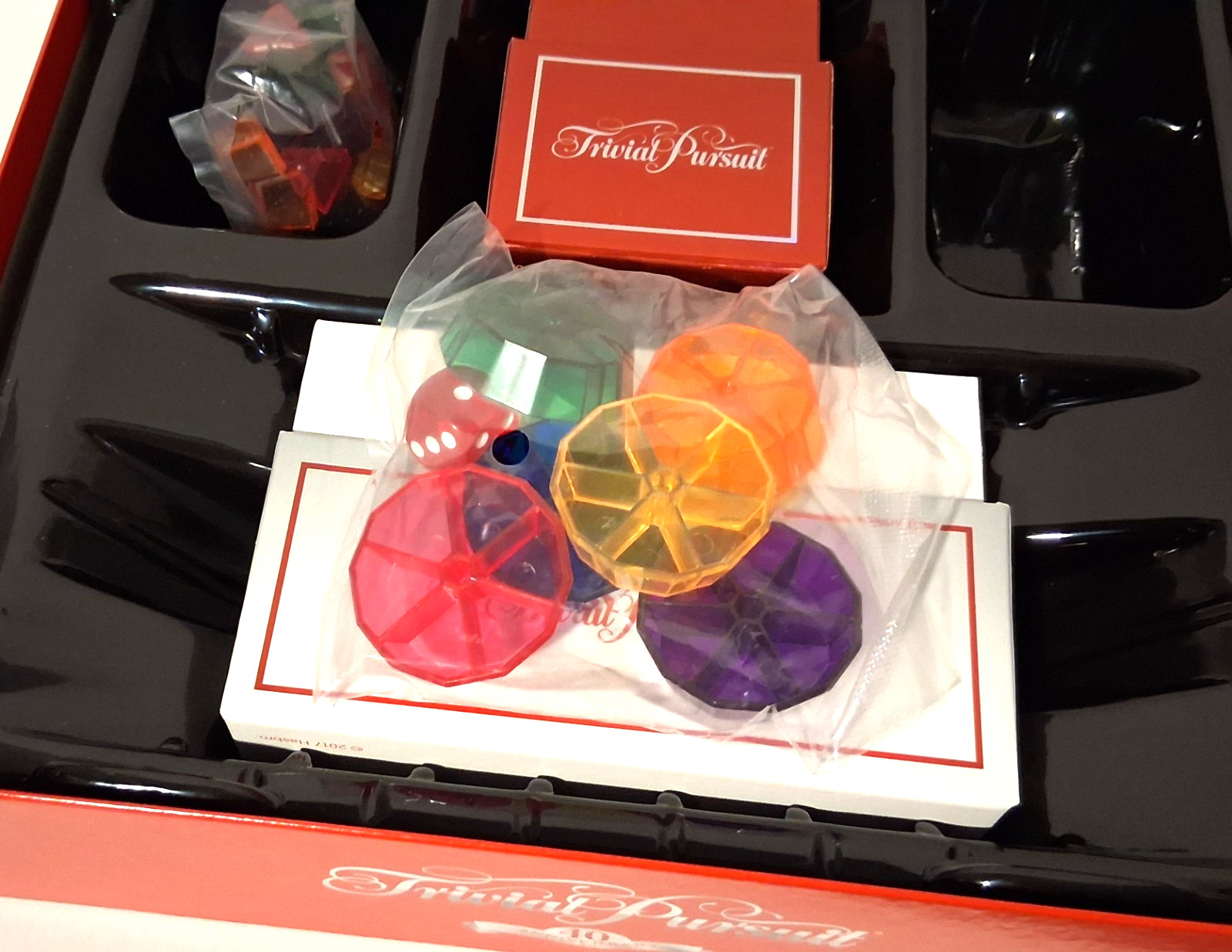 Trivial Pursuit 40th Anniversary Ruby Edition. Open Box. Never Played.