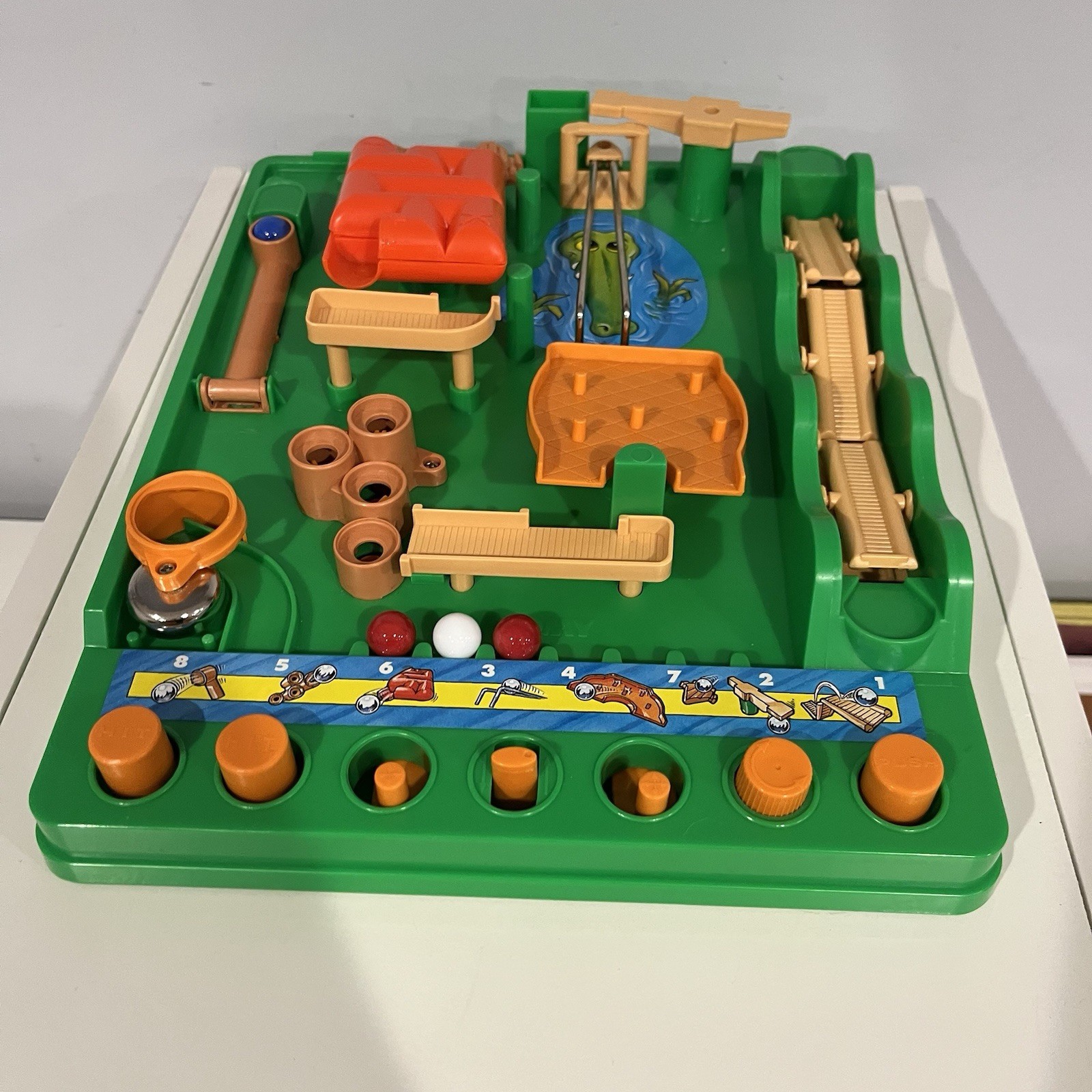 VINTAGE Screwball Scramble Game Tomy Toy Missing Some Parts