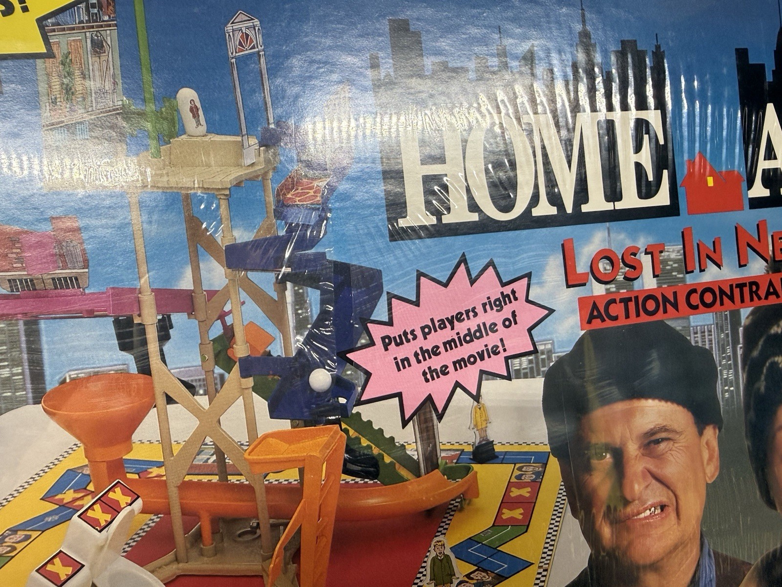 Vtg 90s Home Alone 2 Lost In New York Contraption Board Game RARE SEALED