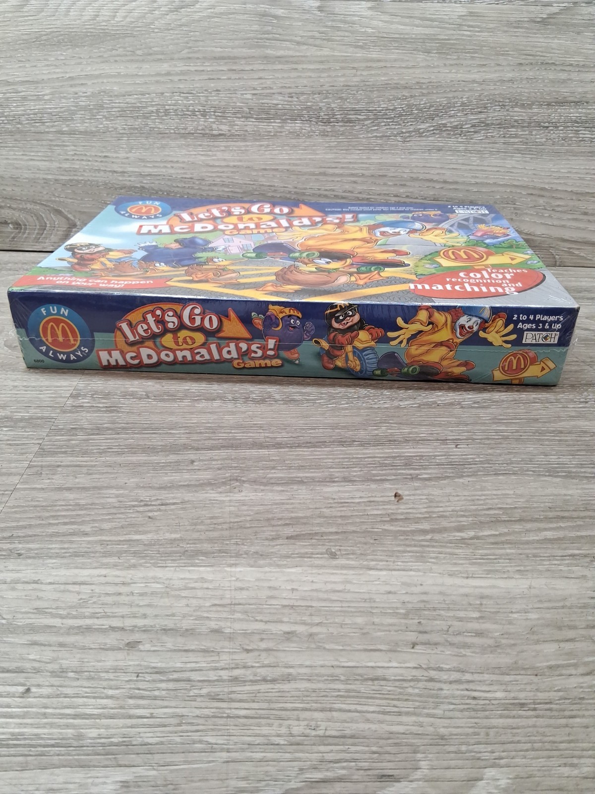 2001 Patch Products – Let’s Go to McDonald’s Game Sealed ( New Package Wear)