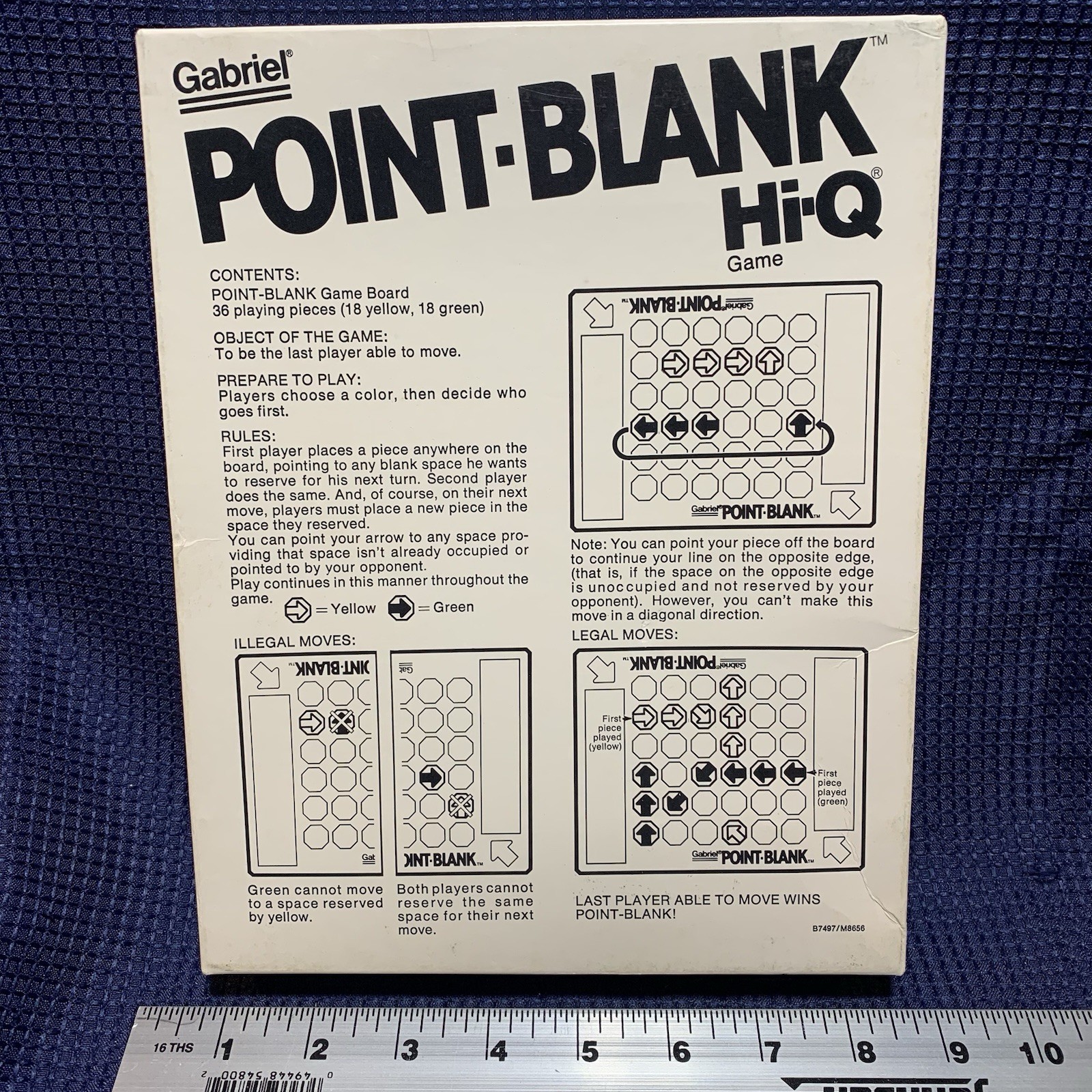 Vintage Point-Blank Hi-Q Game by Gabriel 1979 Edition – Complete! Free Shipping