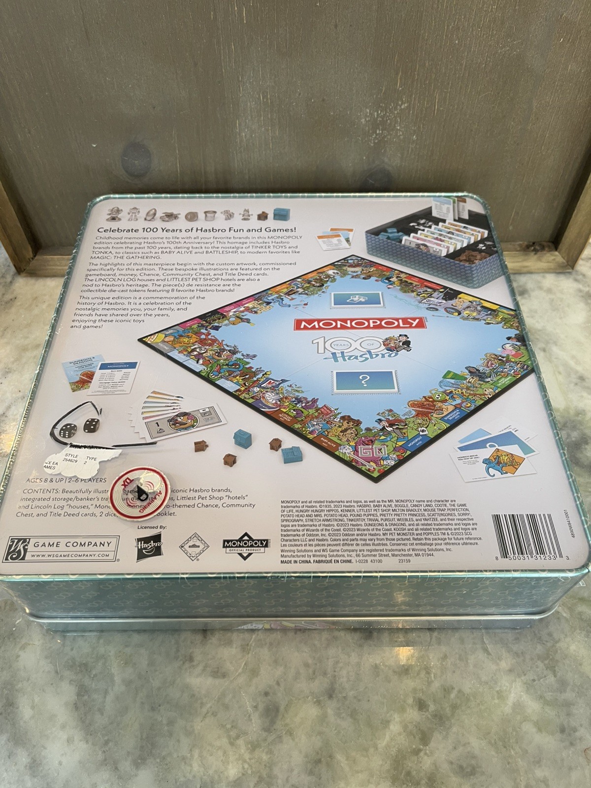 Monopoly HASBRO 100th Anniversary Edition • Collectible Tin NEW SEALED