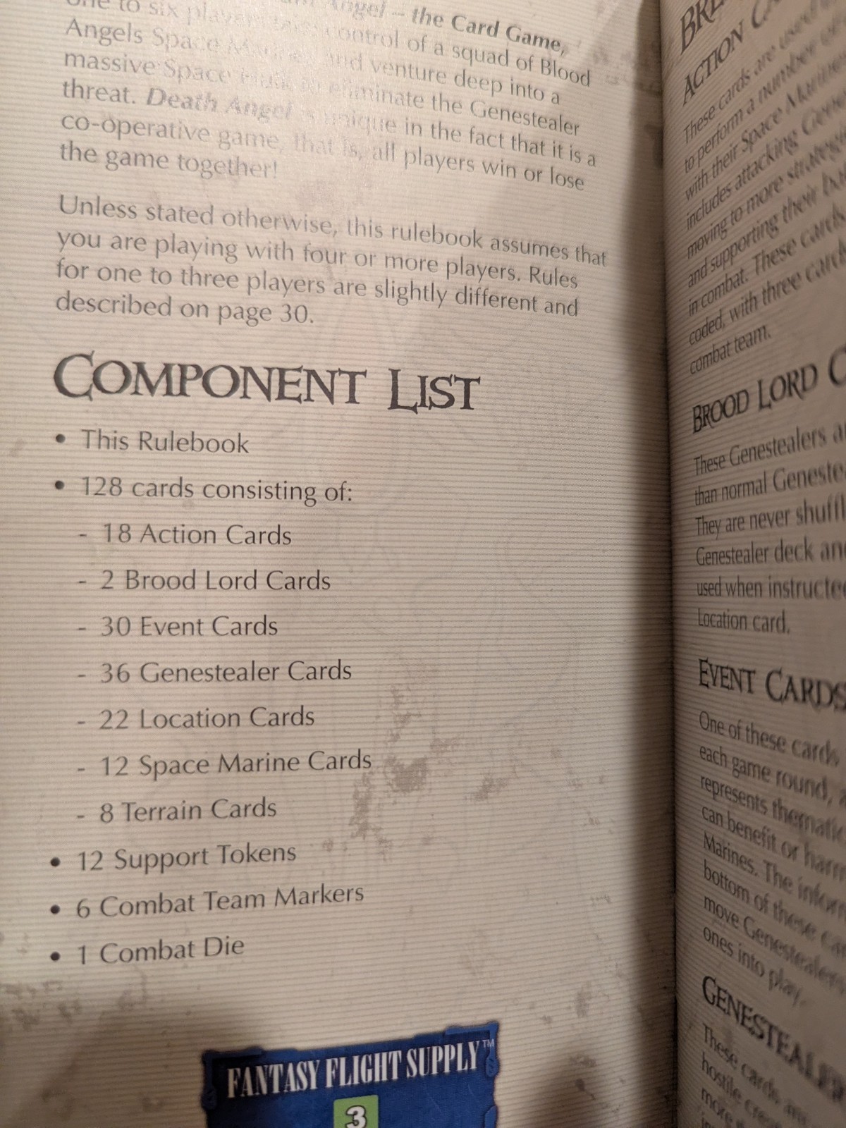 COMPLETE Space Hulk Death Angel The Card Game Warhammer 40K 40,000 2010