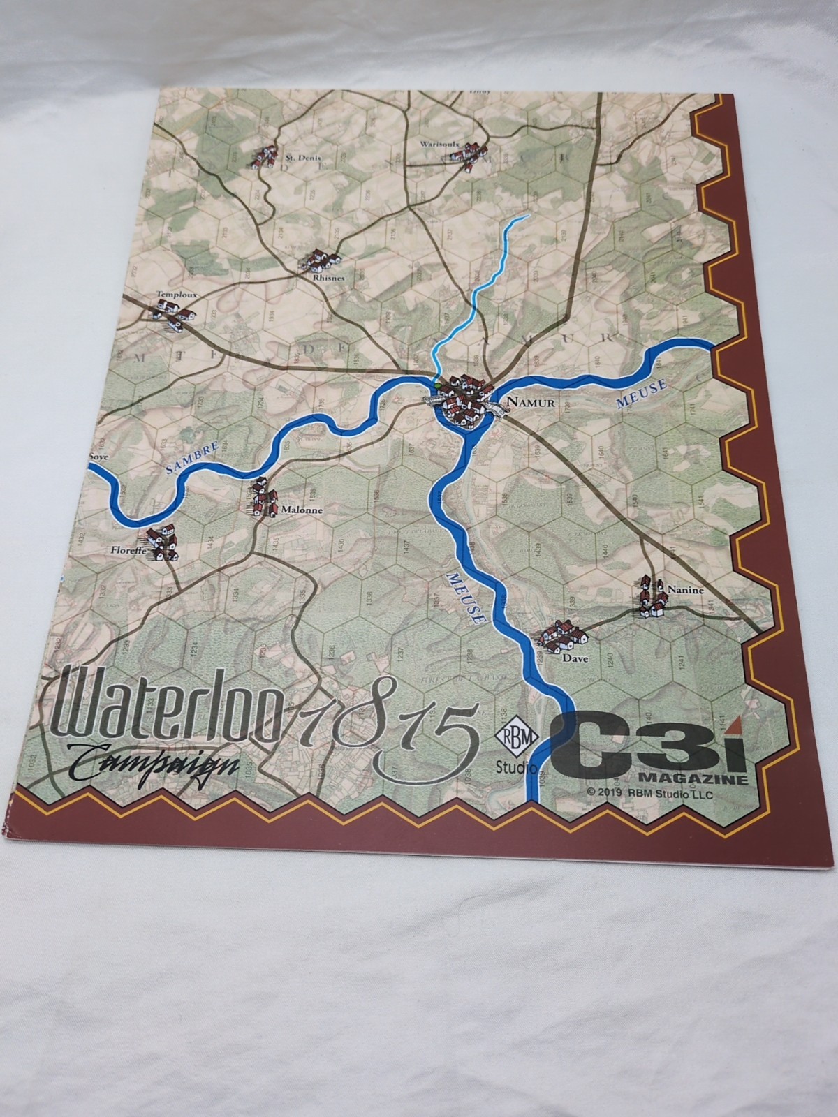 C3i #33 Waterloo Campaign 1815 Board Game Insert