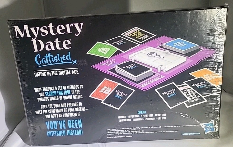 NEW Hasbro Mystery Date Catfished Adults Parody Board Game Sealed